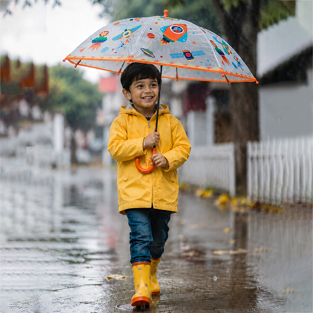 Themed Transparent Umbrella for Toddlers & Kids