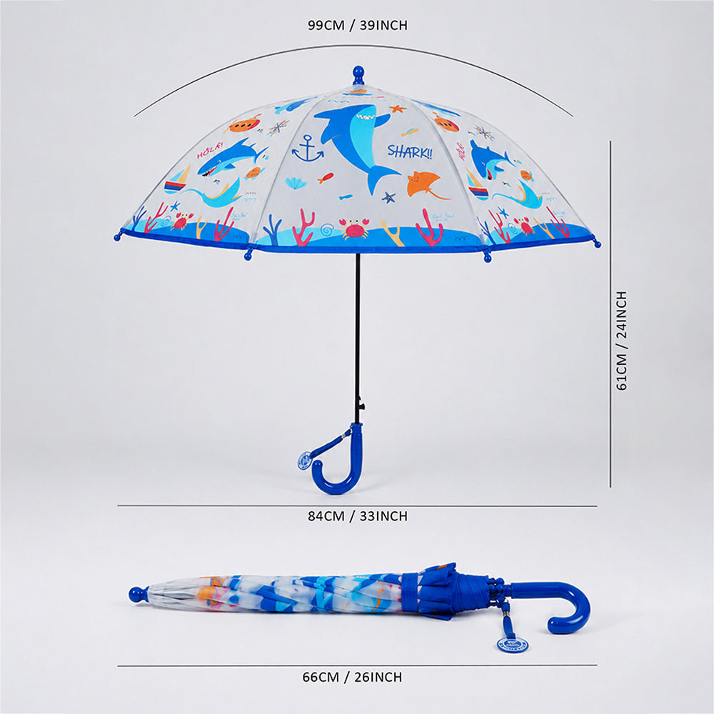 Themed Transparent Umbrella for Toddlers & Kids