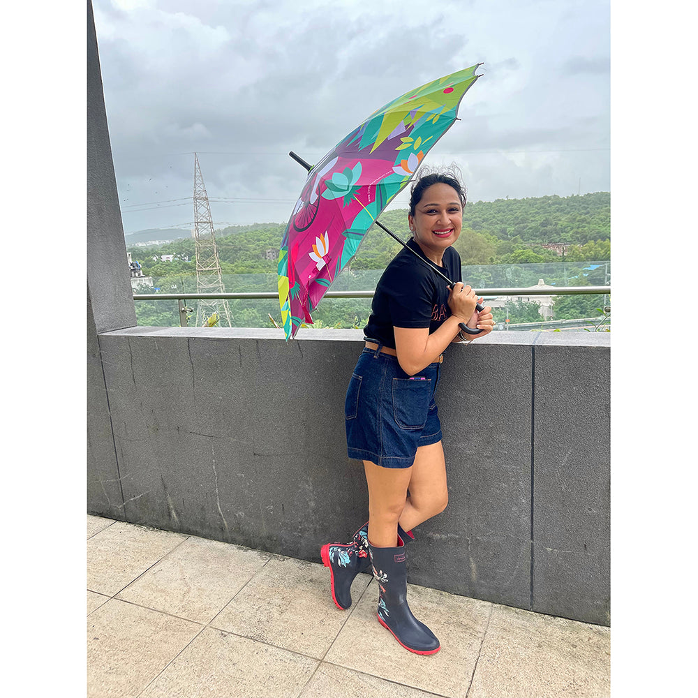 Little Surprise Box, KellyJo & Starsy Small Rain & All Season Umbrella for Teens and Adults