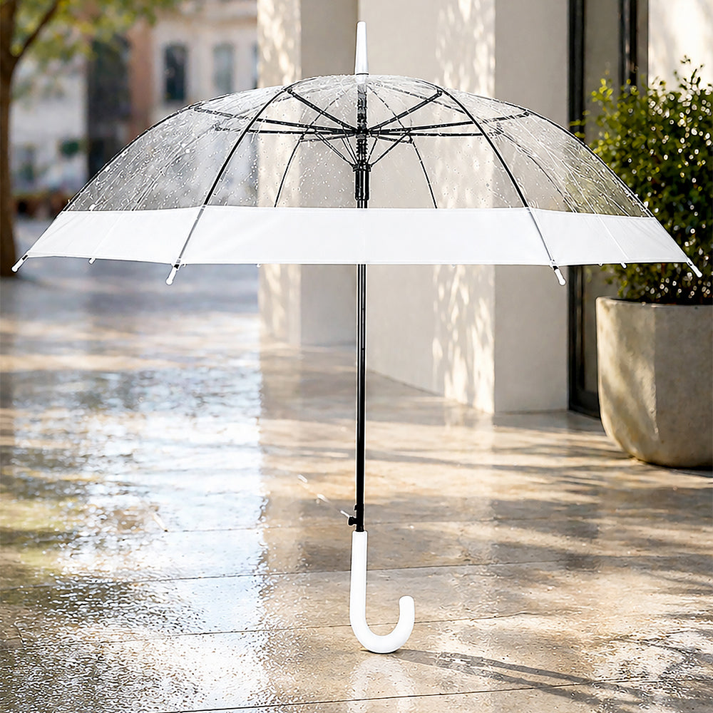 Big Border Transparent Umbrella