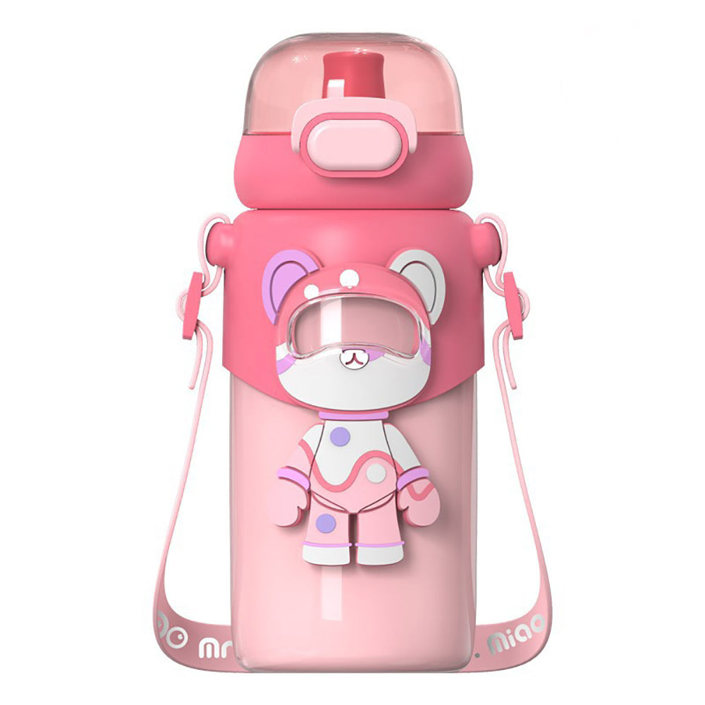 Little Surprise Box Stainless Steel Astro Bear Water Bottle – Pink