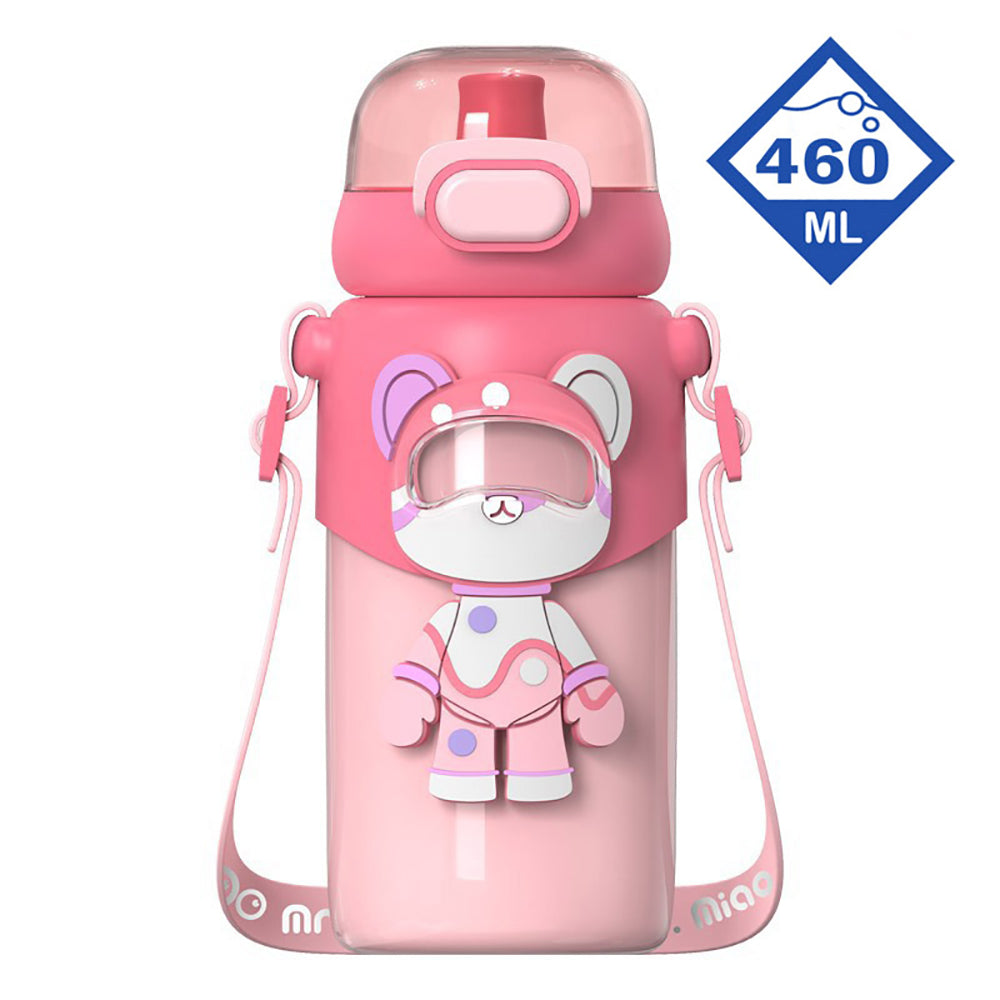 Little Surprise Box Stainless Steel Astro Bear Water Bottle – Pink