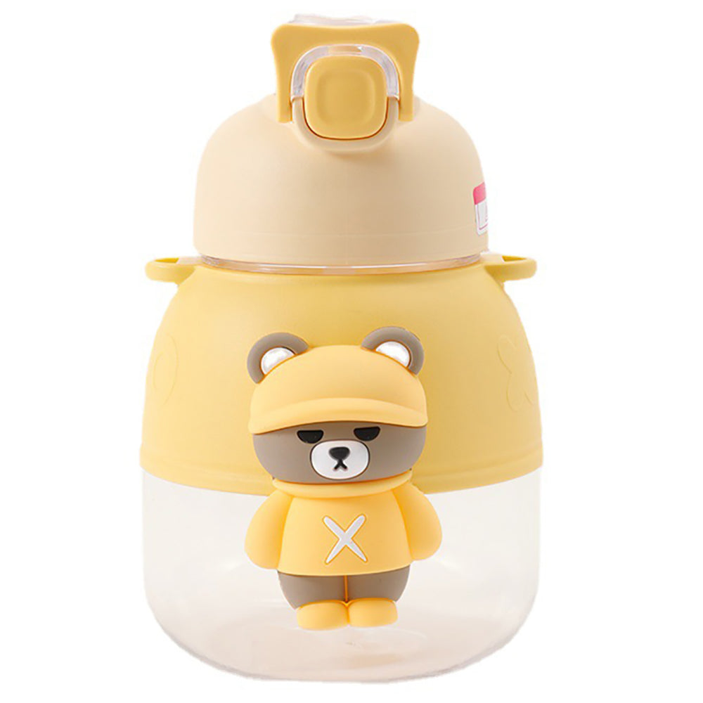 Little Surprise Box Xoxo From Kelly Jo Water Bottle With Handle, 1100 Ml For Kids & Adults,Yellow