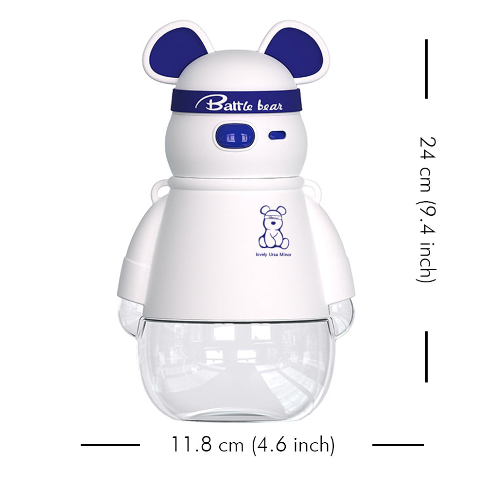 Little Surprise Box White, Kelly Jo Bear Water Bottle For Kids And Adults, 1100 Ml, Blue