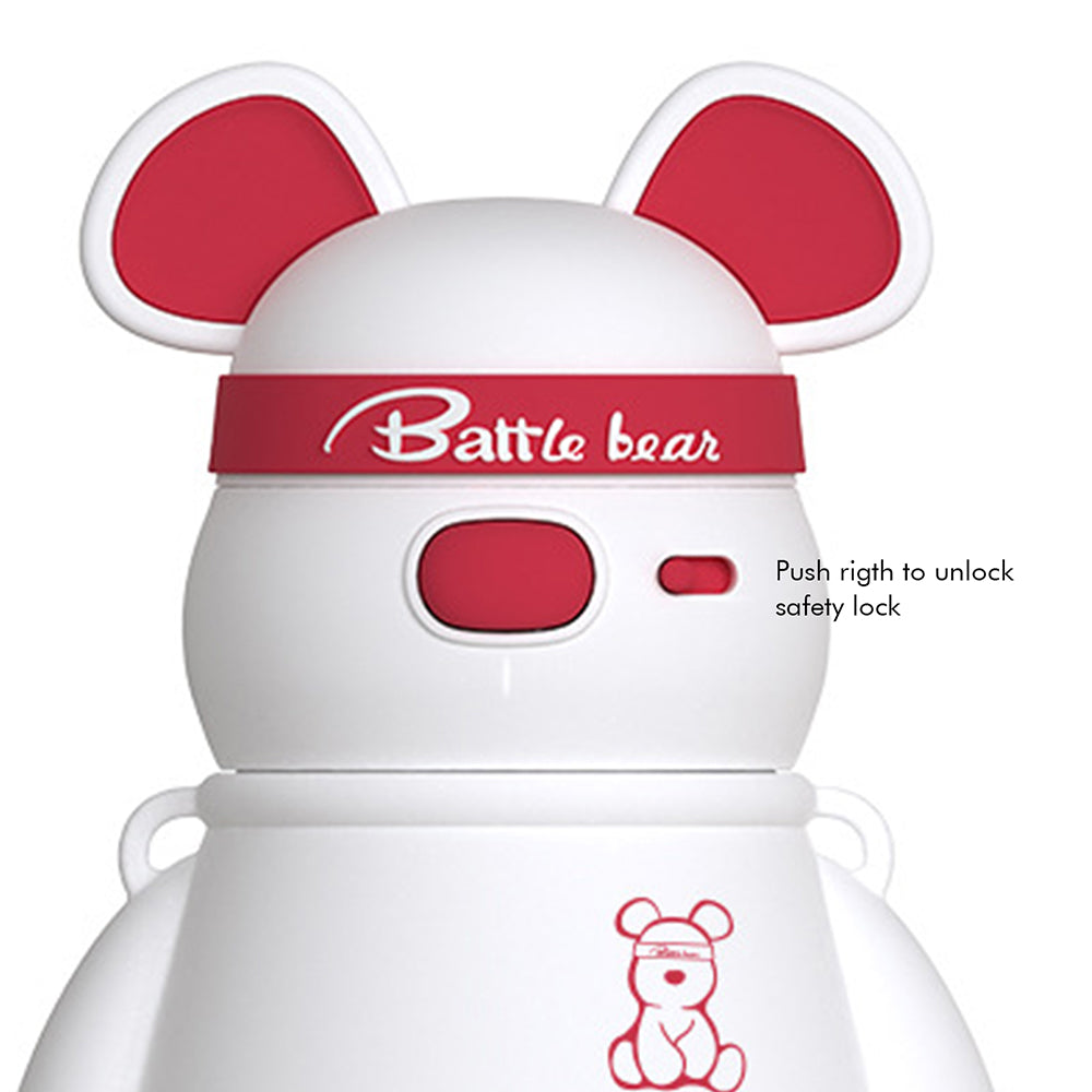 Little Surprise Box White, Kelly Jo Bear Water Bottle For Kids And Adults, 1100 Ml, Red