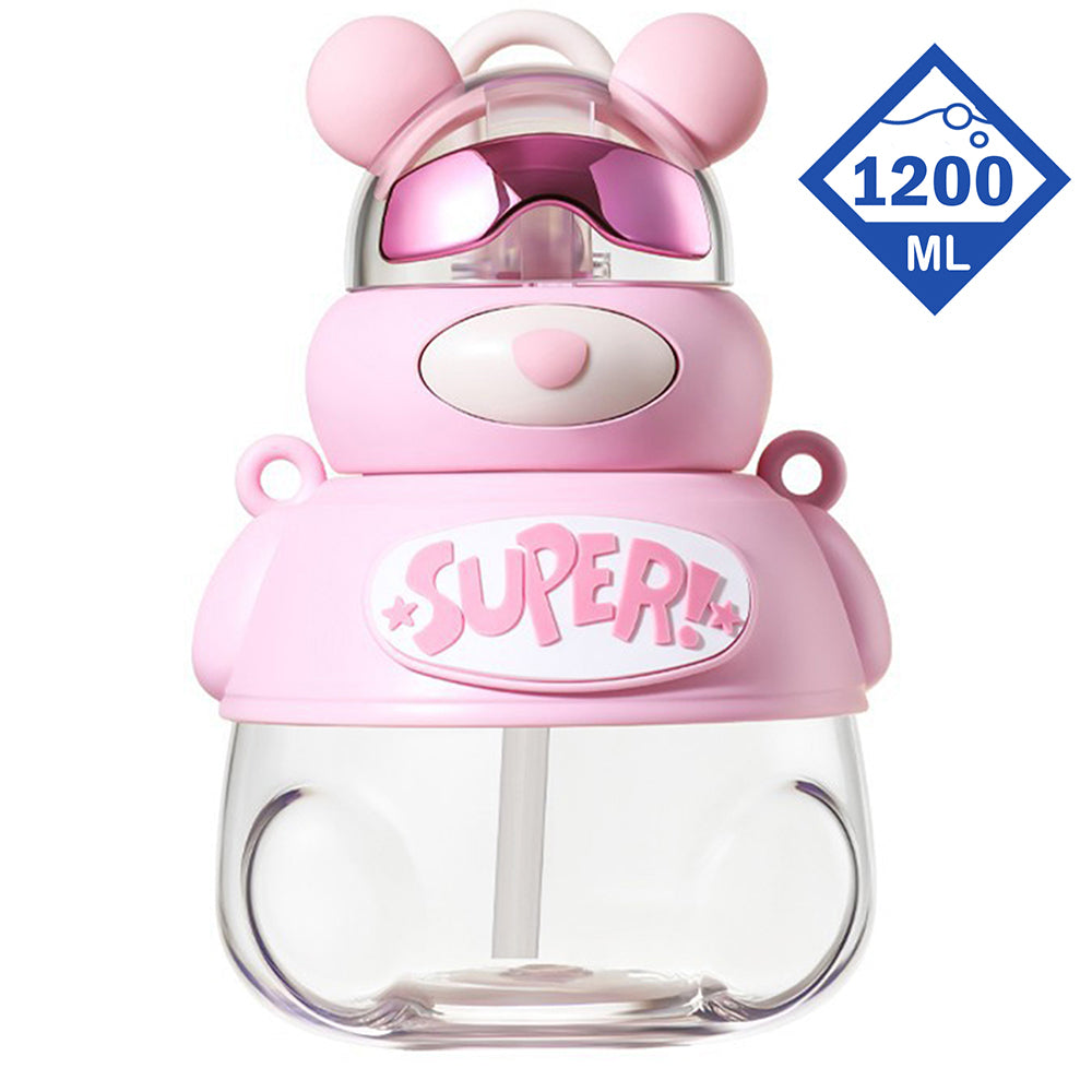 Little Surprise Box, Super Cool Kelly Jo Water Bottle For Kids And Adults, 1200 Ml, Pink