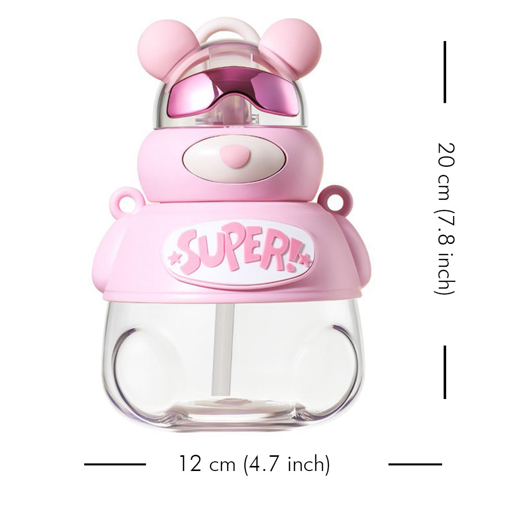 Little Surprise Box, Super Cool Kelly Jo Water Bottle For Kids And Adults, 1200 Ml, Pink