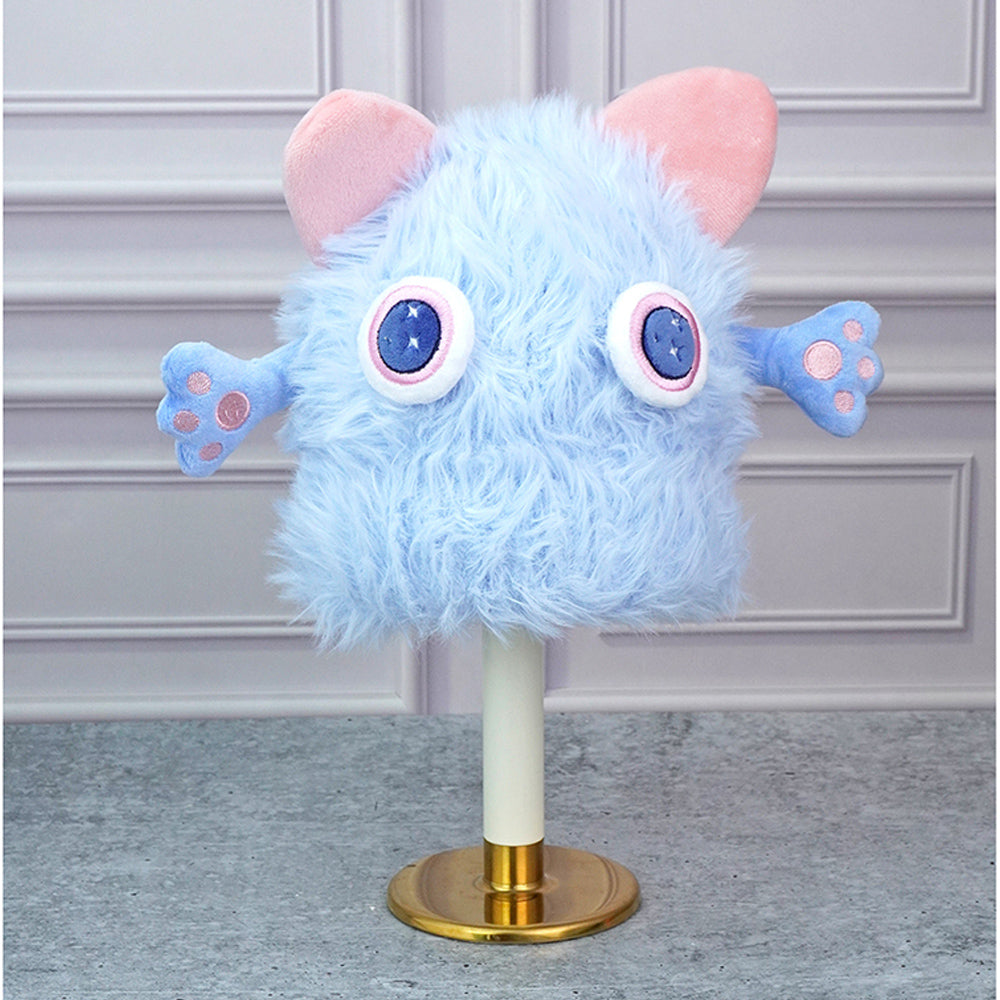 Little Surprise Box Blue Furry Monster 3D Style Winter Cap/Beanie For Kids