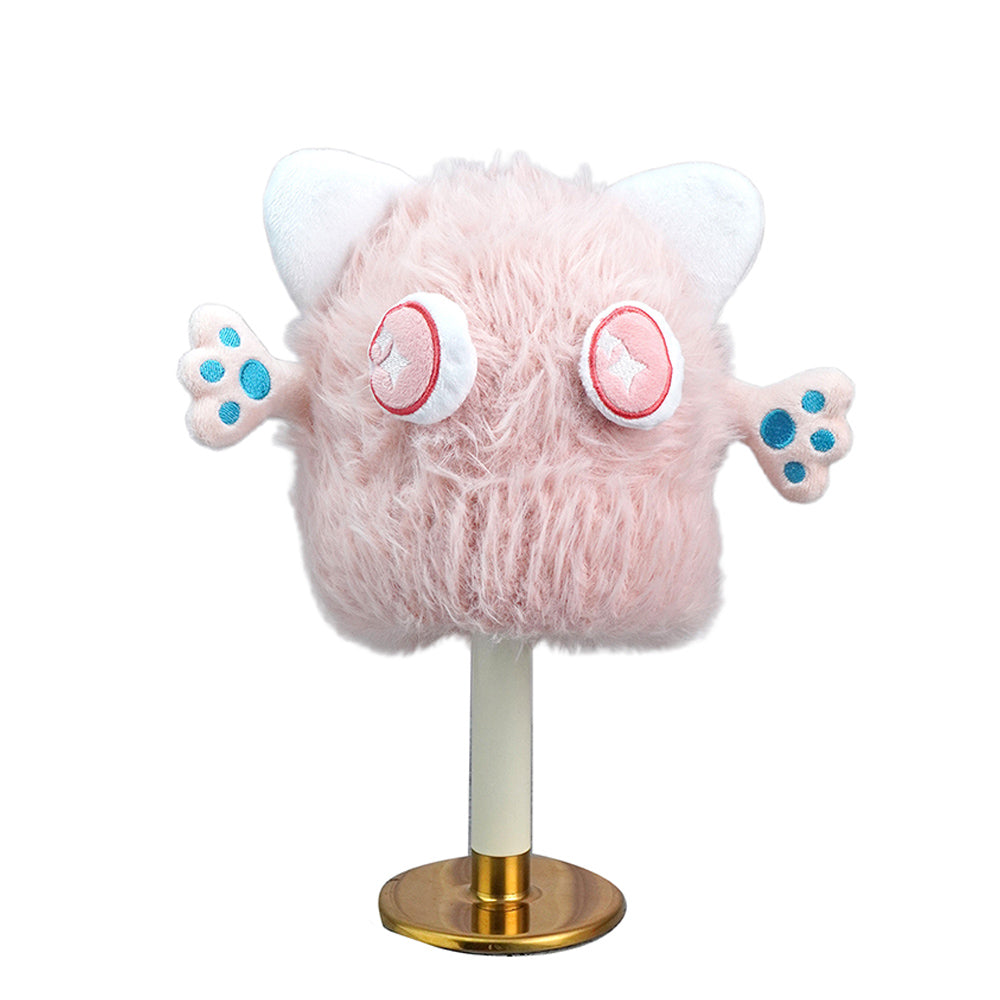 Little Surprise Box Pink Furry Monster 3D Style Winter Cap/Beanie For Kids