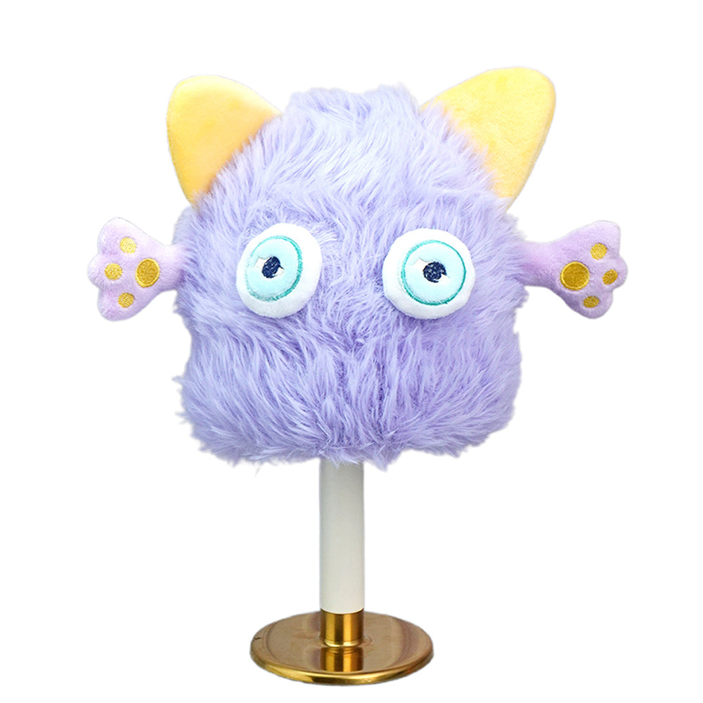 Little Surprise Box Purple Furry Monster 3D Style Winter Cap/Beanie For Kids