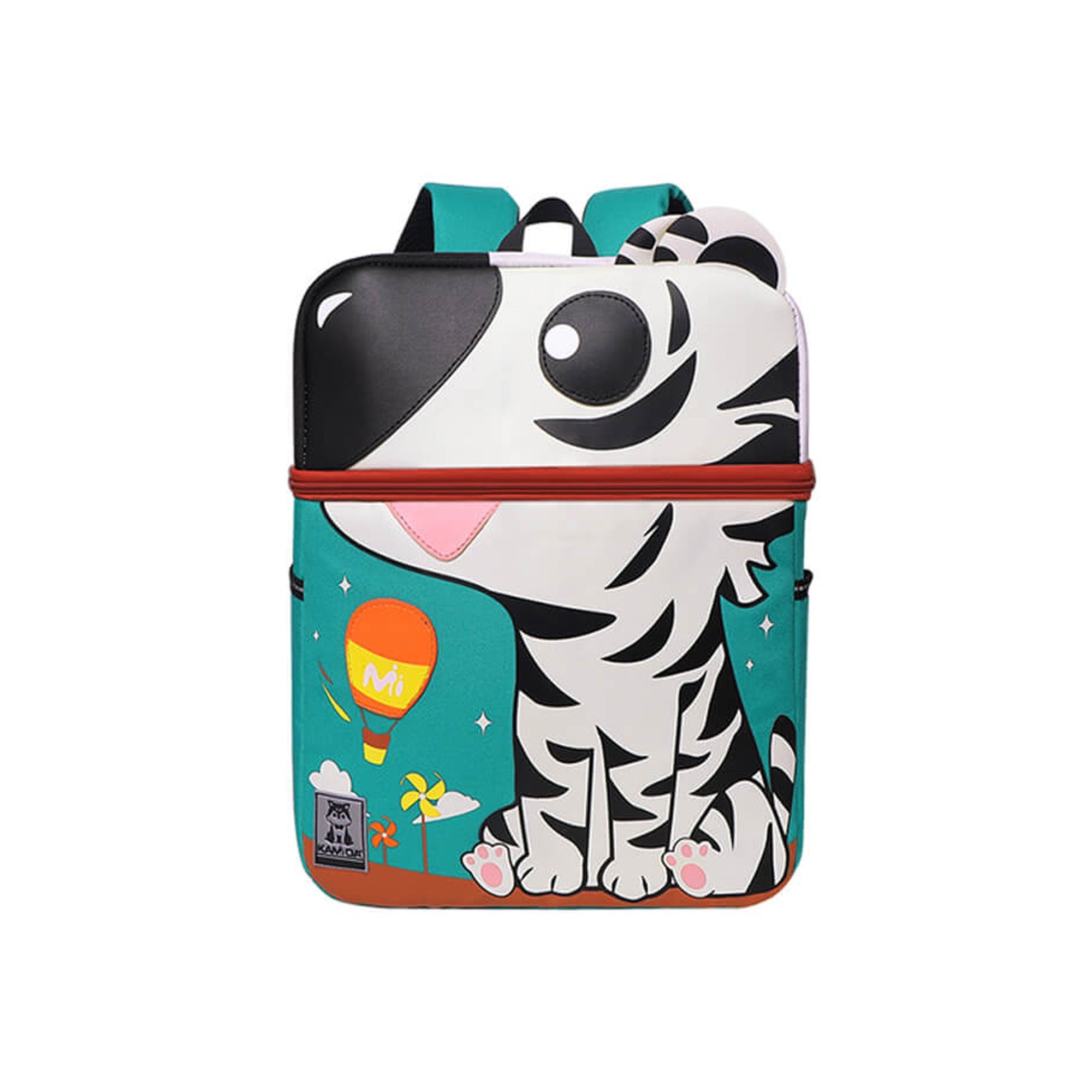 Little Surprise Box Zoe The Zebra Kids Teal Backpack