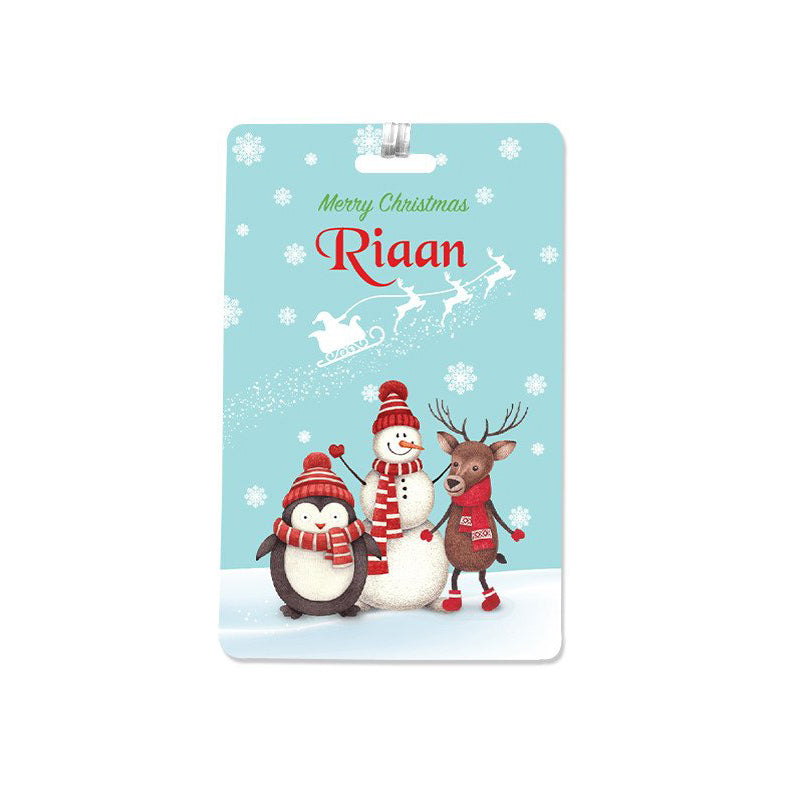 Christmas Luggage Tags - Set of 2