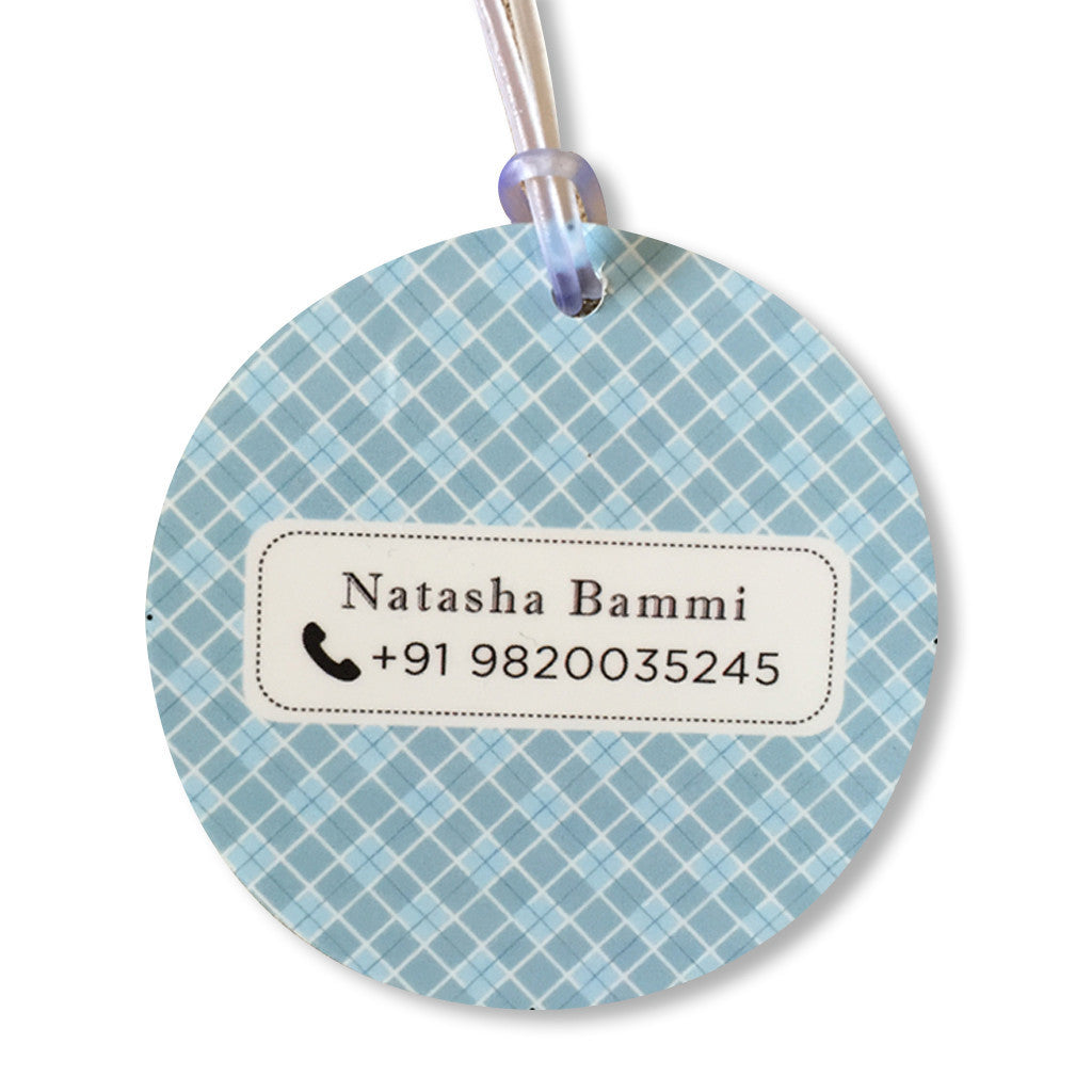 Round Luggage Tags - Set of 2