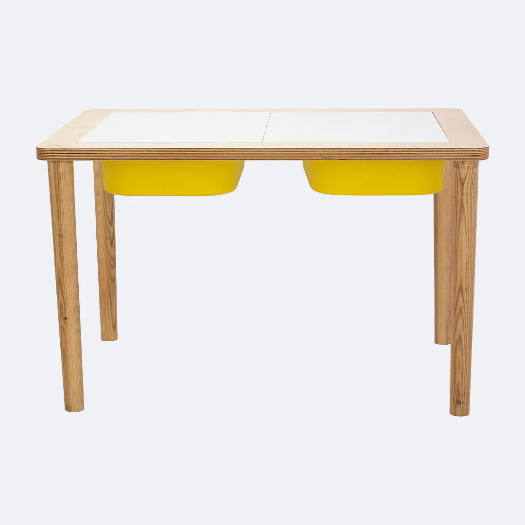 SWEN Montessori Inspired Wooden Sensory Table LUCAS