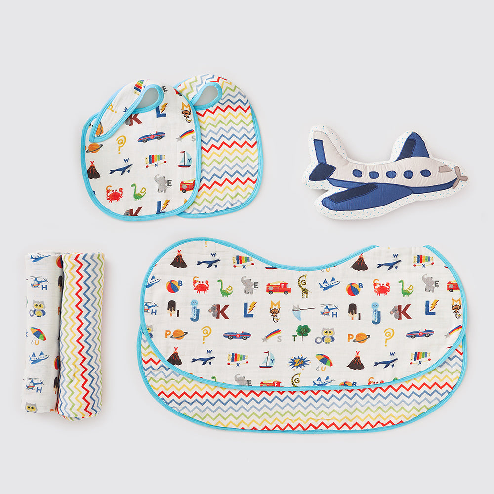 "New Beginnings" Organic Muslin Gift Box