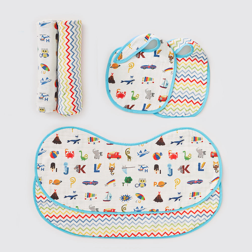 "New Beginnings" Organic Muslin Gift Box