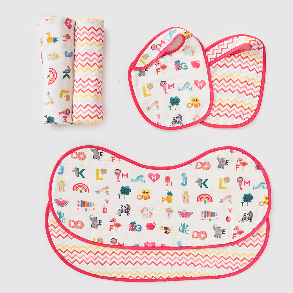 "New Beginnings" Organic Muslin Gift Box