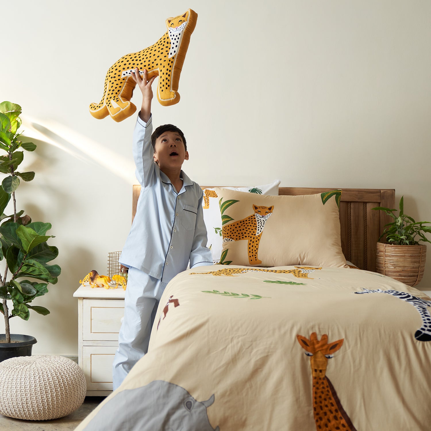 Animal Duvet Jungle Cot Bed Duvet Cover Rumble In The Jungle