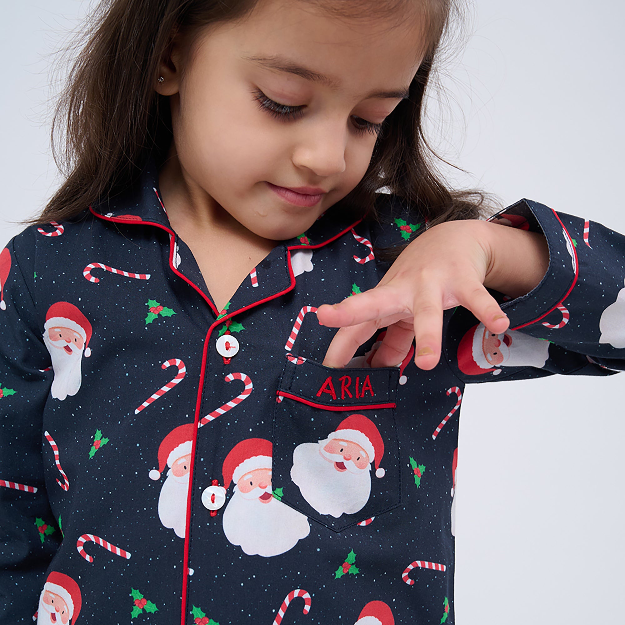 Sweet Santa Pajama Set For Kids