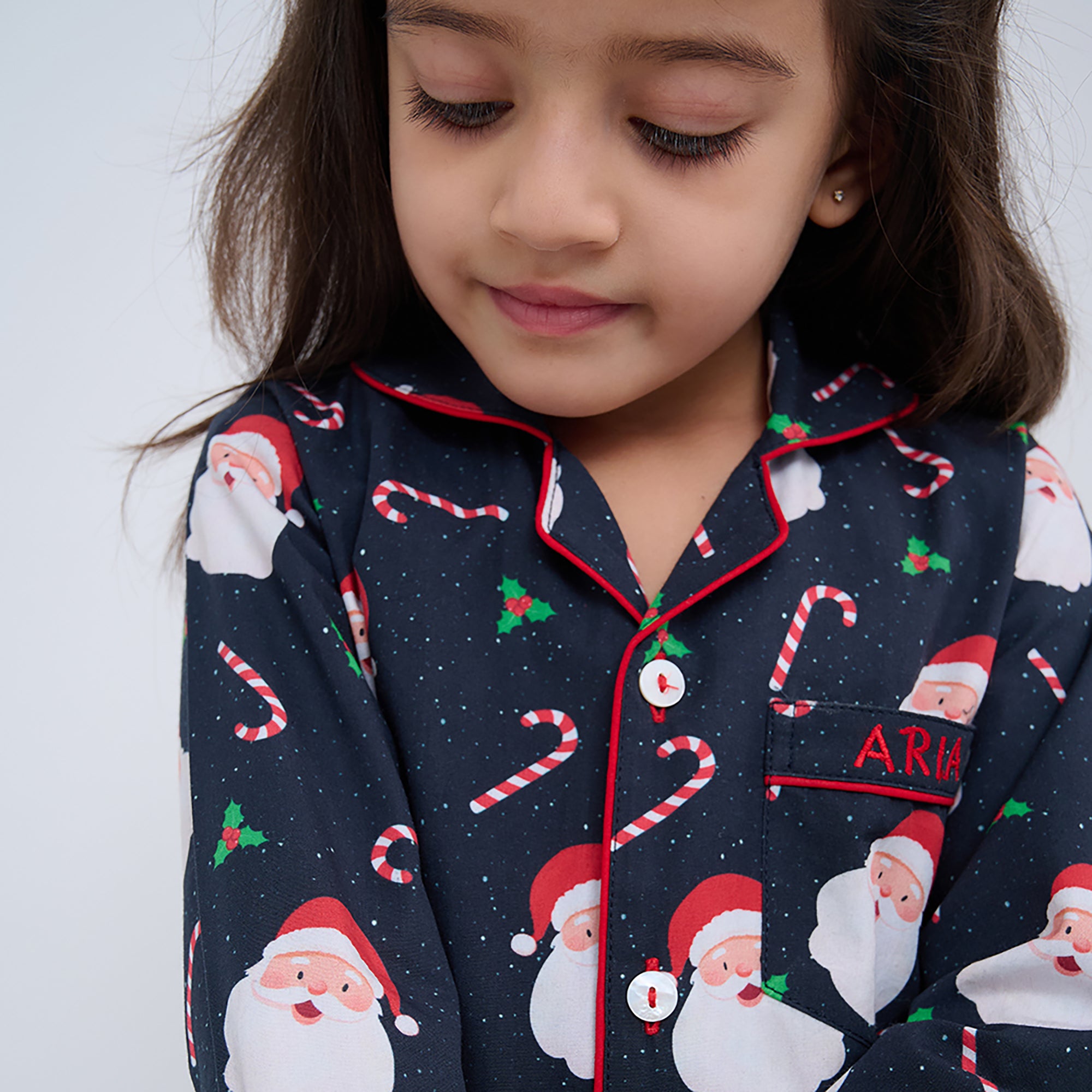 Sweet Santa Pajama Set For Kids