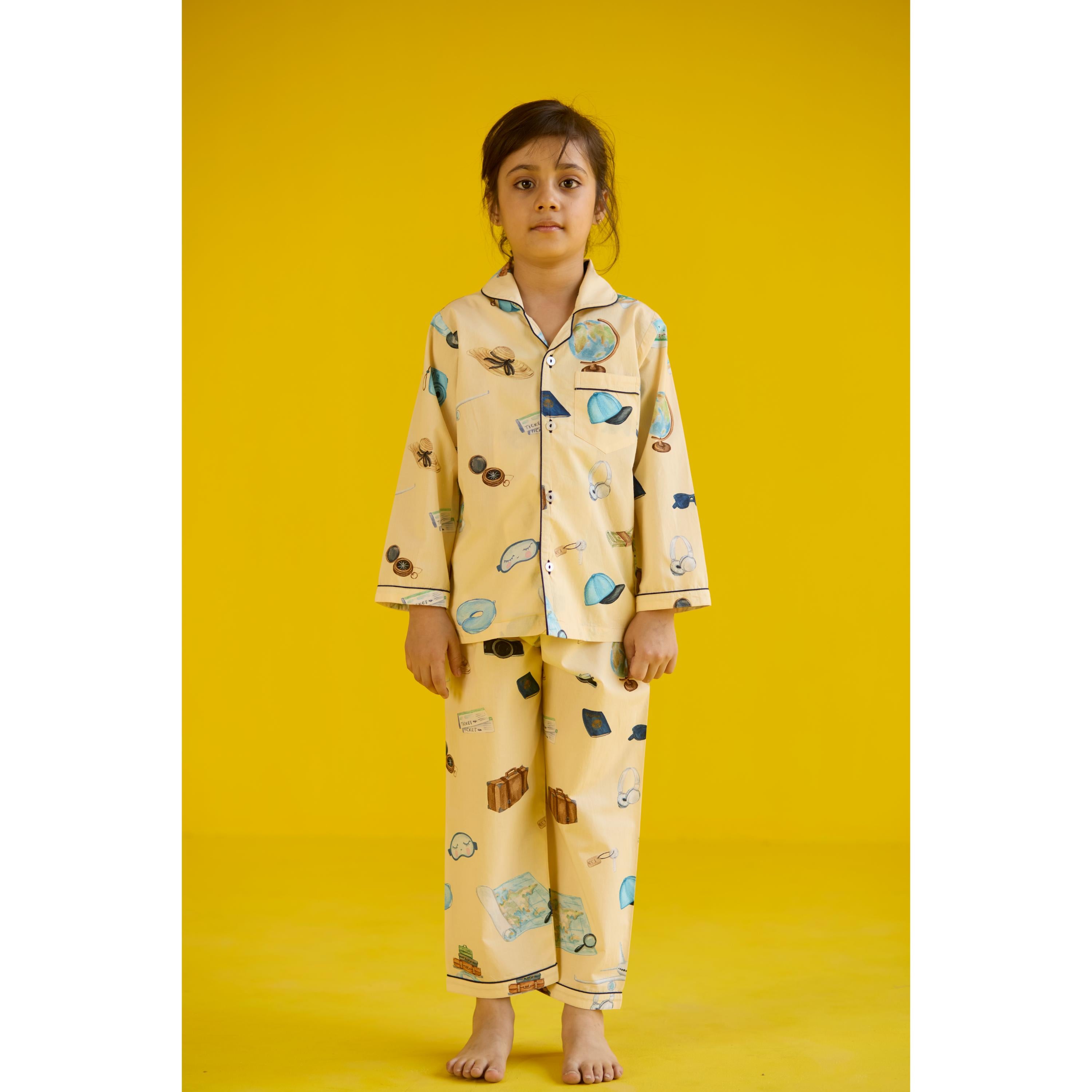 Travel Pajama Set For Kids