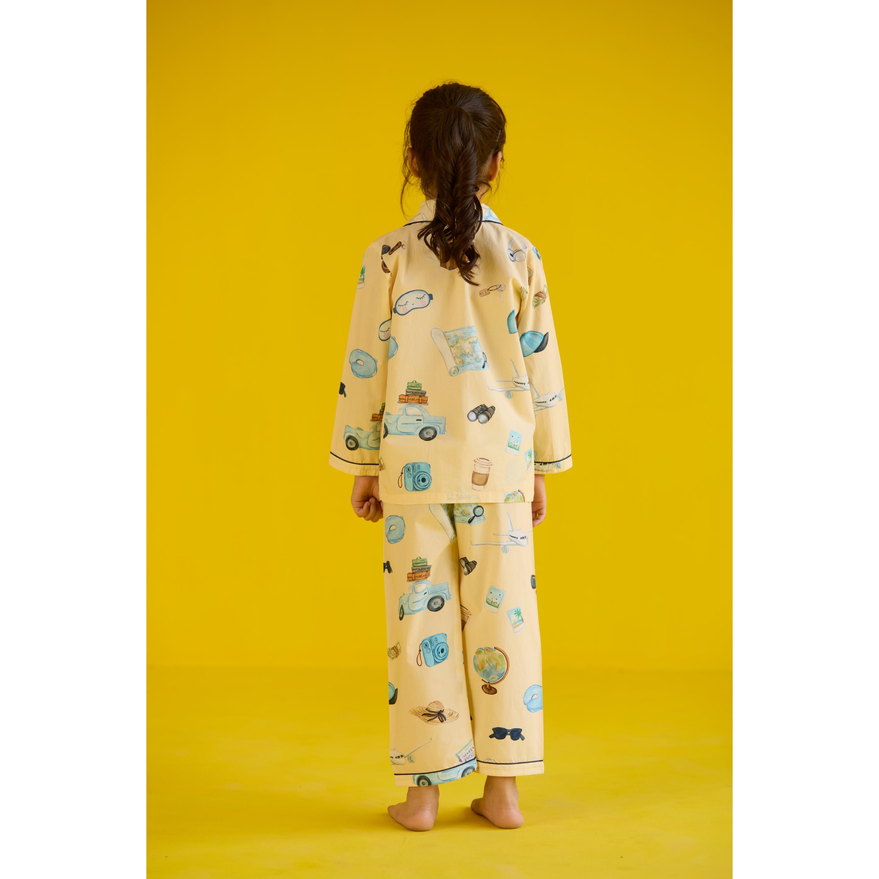 Travel Pajama Set For Kids