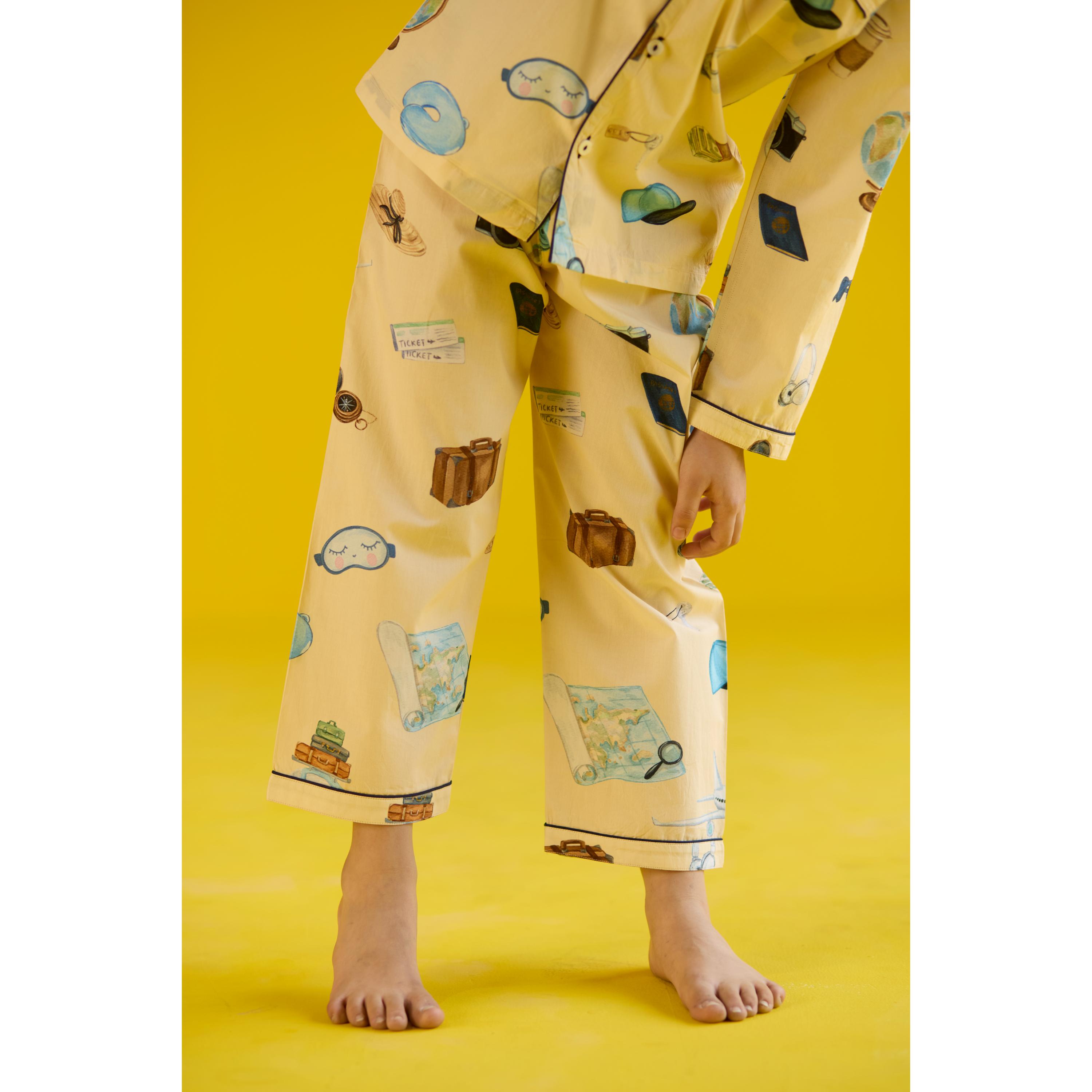 Travel Pajama Set For Kids