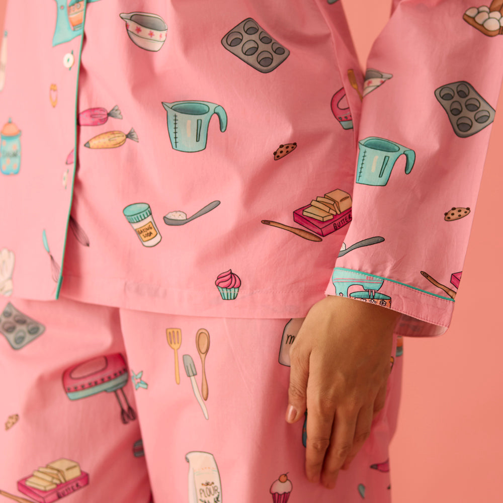 Women Baking Pajama Set