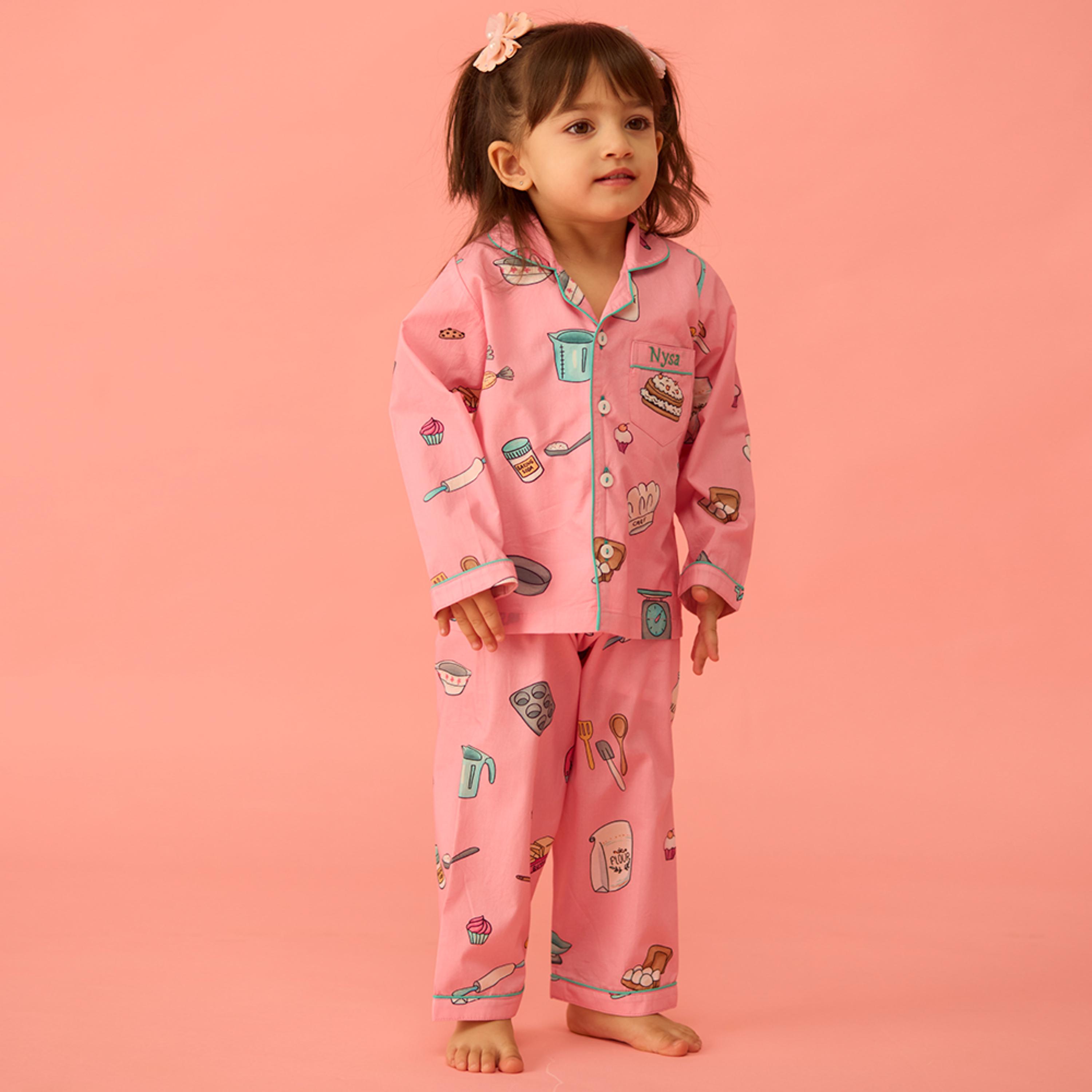 Baking Pajama Set For Kids