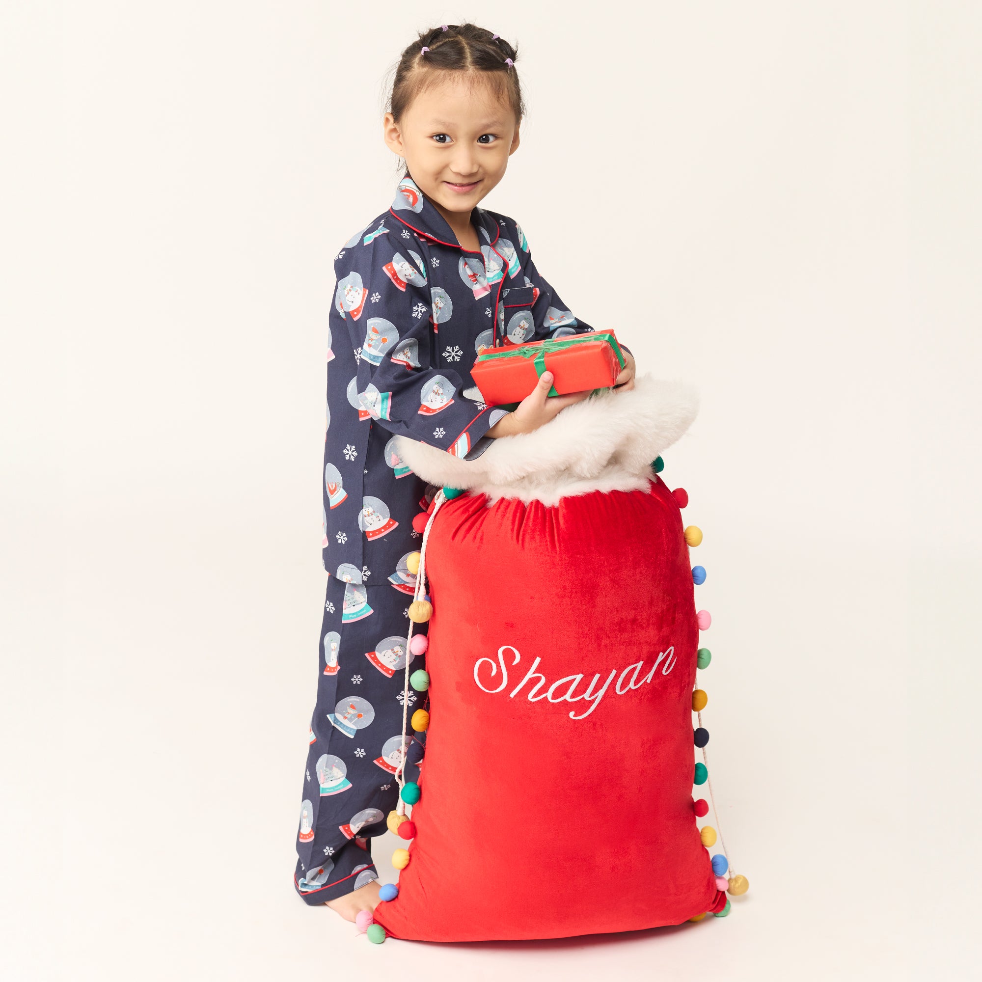 Snowglobes Pajama Set For Kids