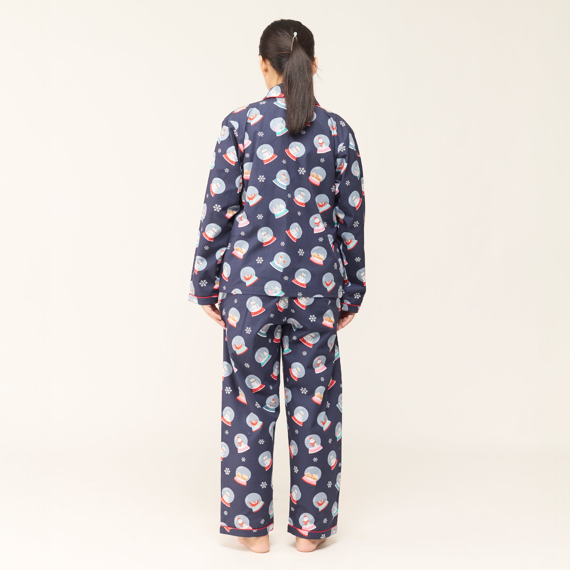 Women Snowglobes Pajama Set