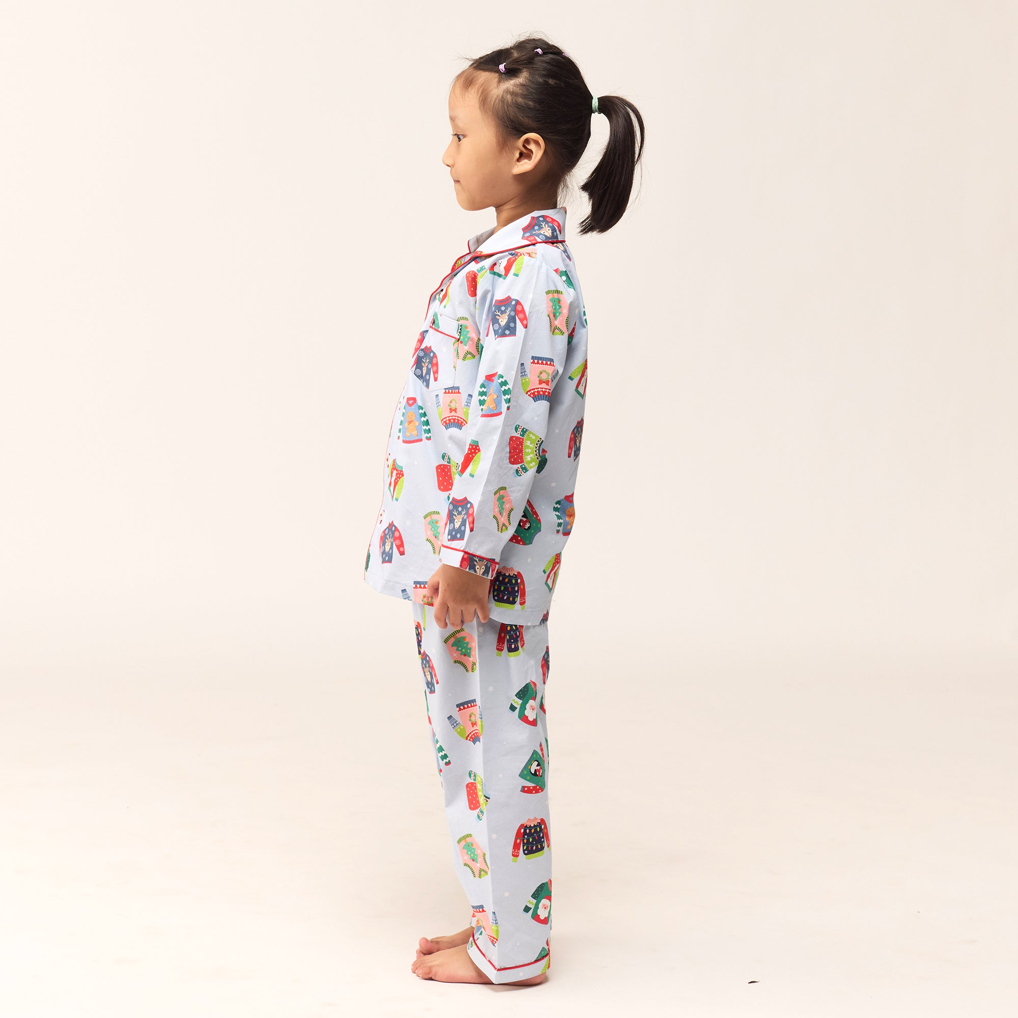 Ugly Sweaters Pajama Set For Kids