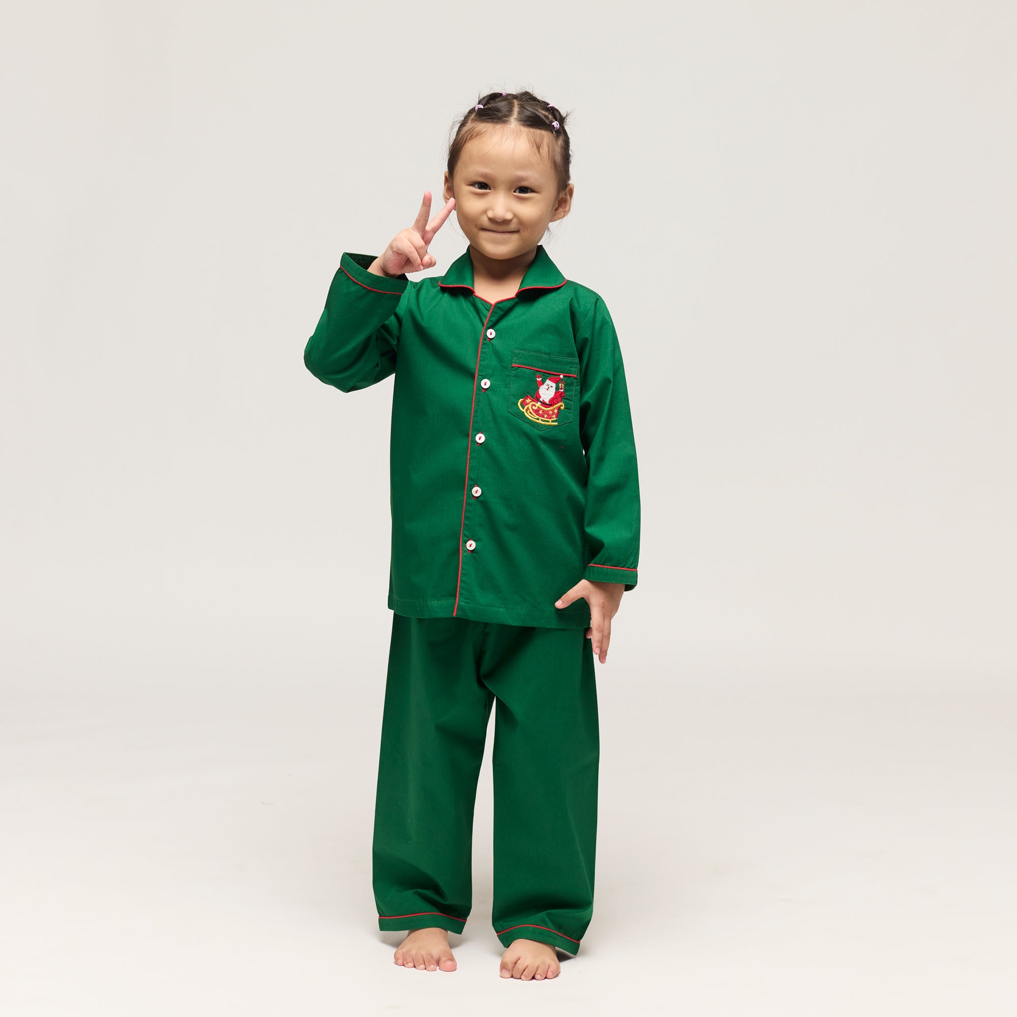 Sleigh Ride Pajama Set For Kids