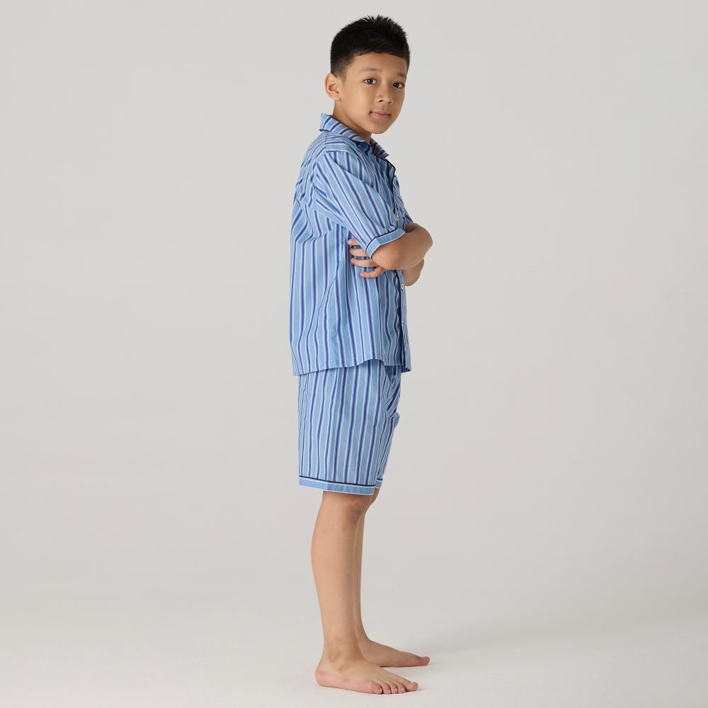 Nautical Striped Shorts Set For Kids