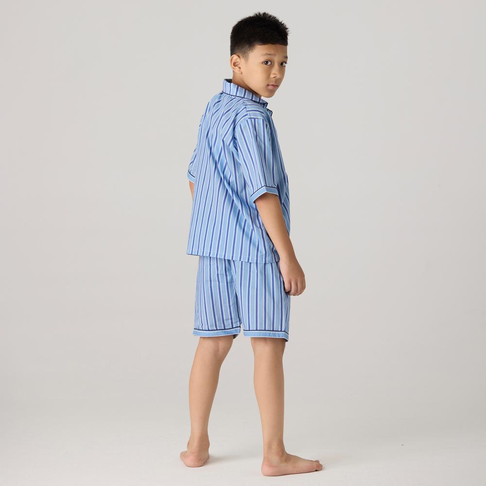 Nautical Striped Shorts Set For Kids