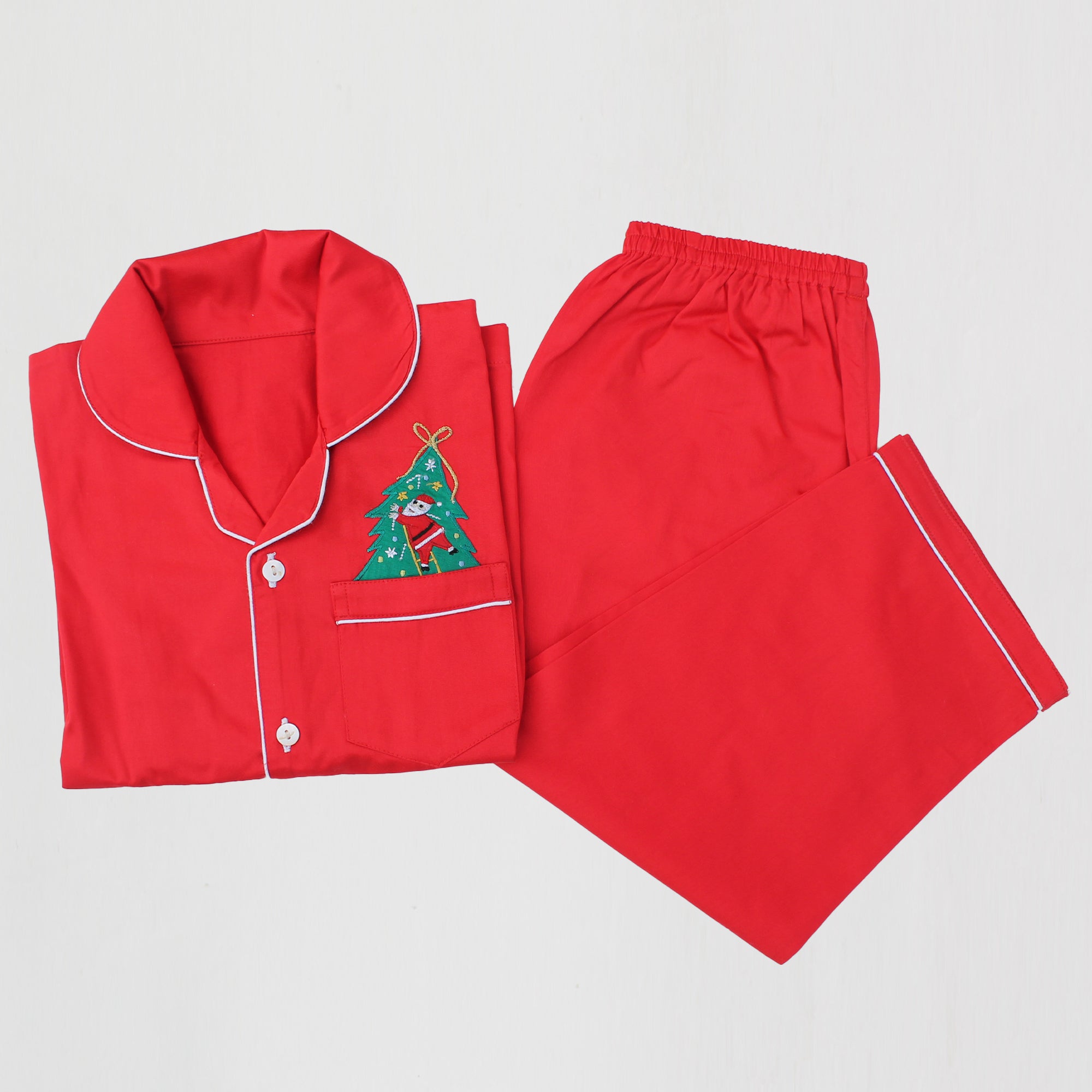 Deck The Halls Pajama Set For Kids