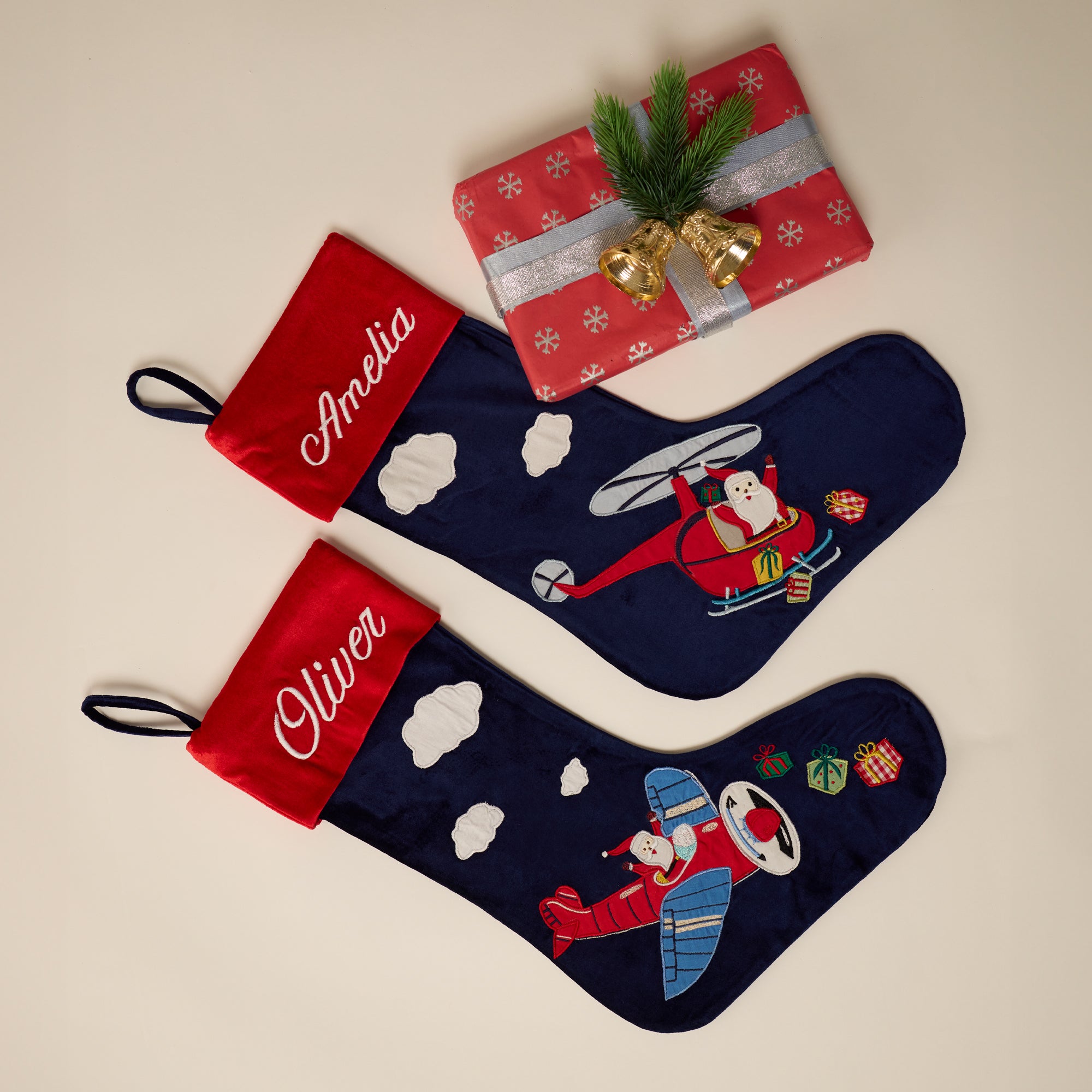 Santa's Flight Stocking