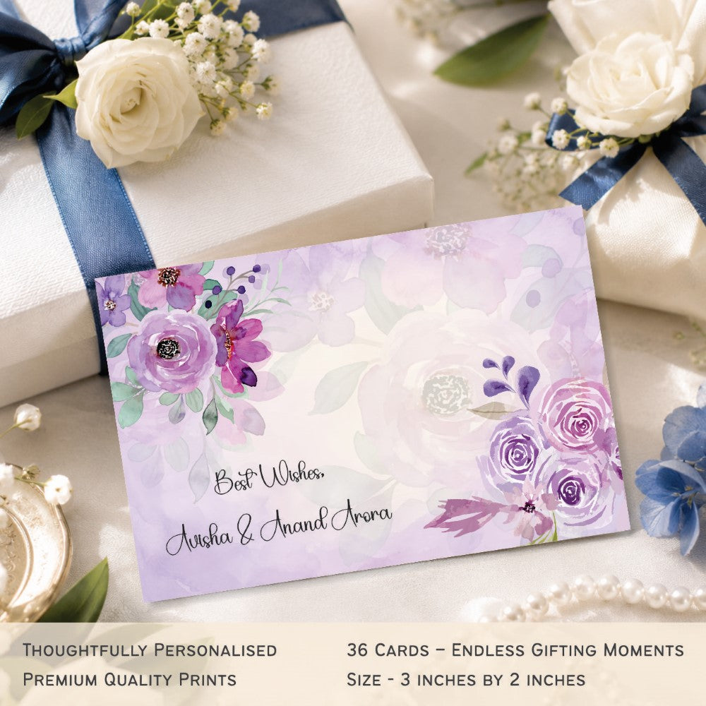 Gift Tags Rectangle - Lavender Grace - image 2
