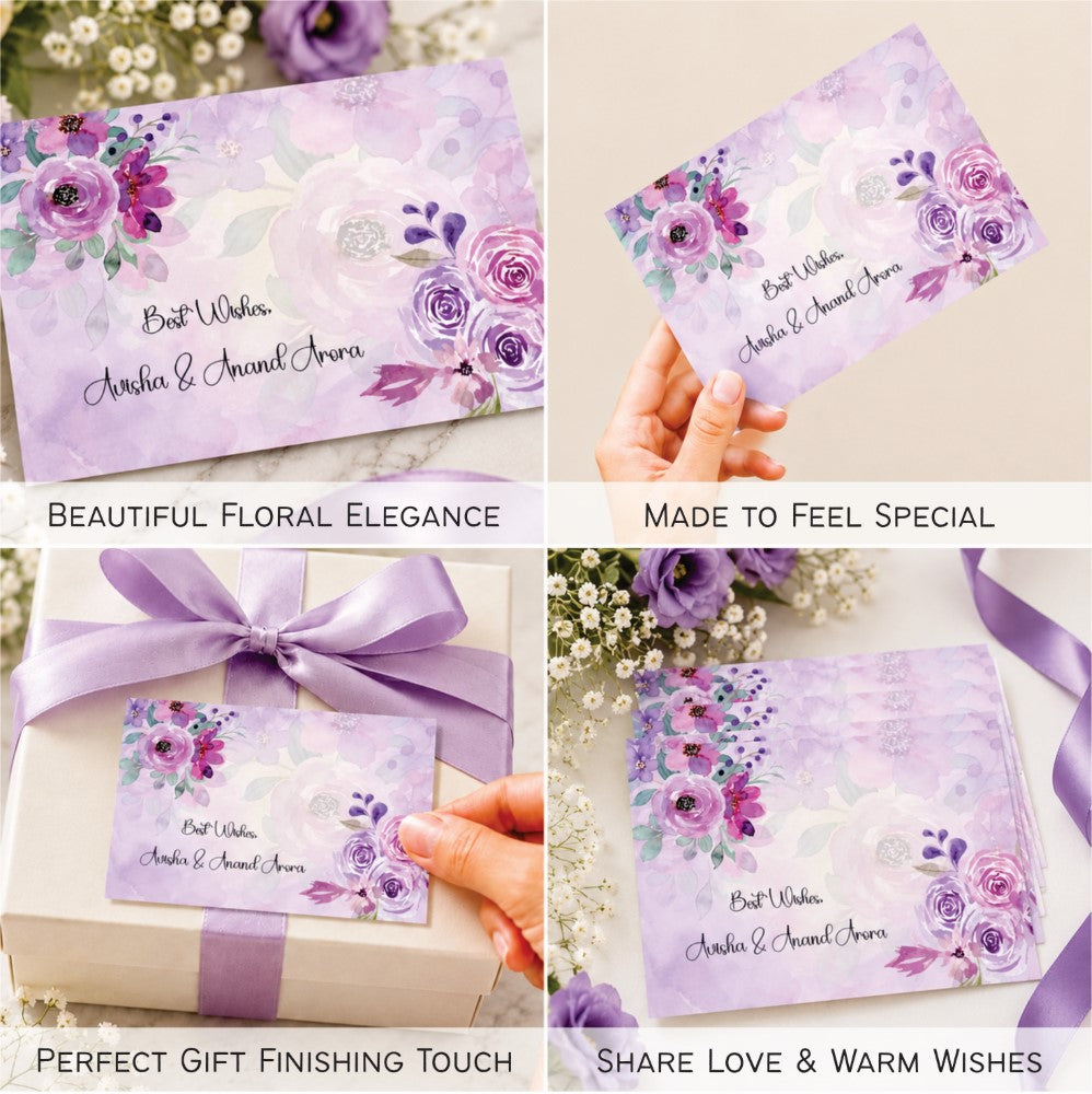 Gift Tags Rectangle - Lavender Grace - image 3