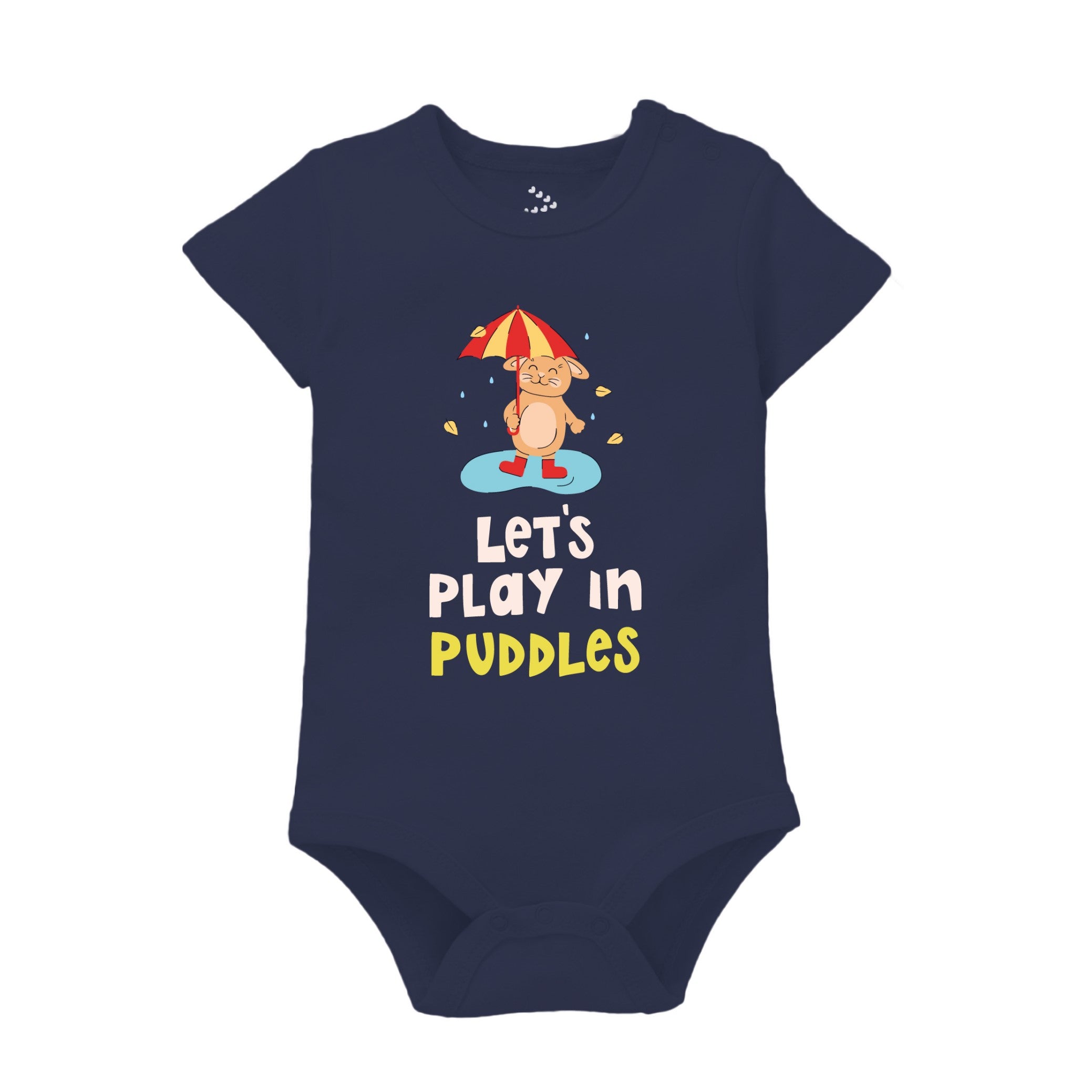 Let's Play In Puddles - Navy
