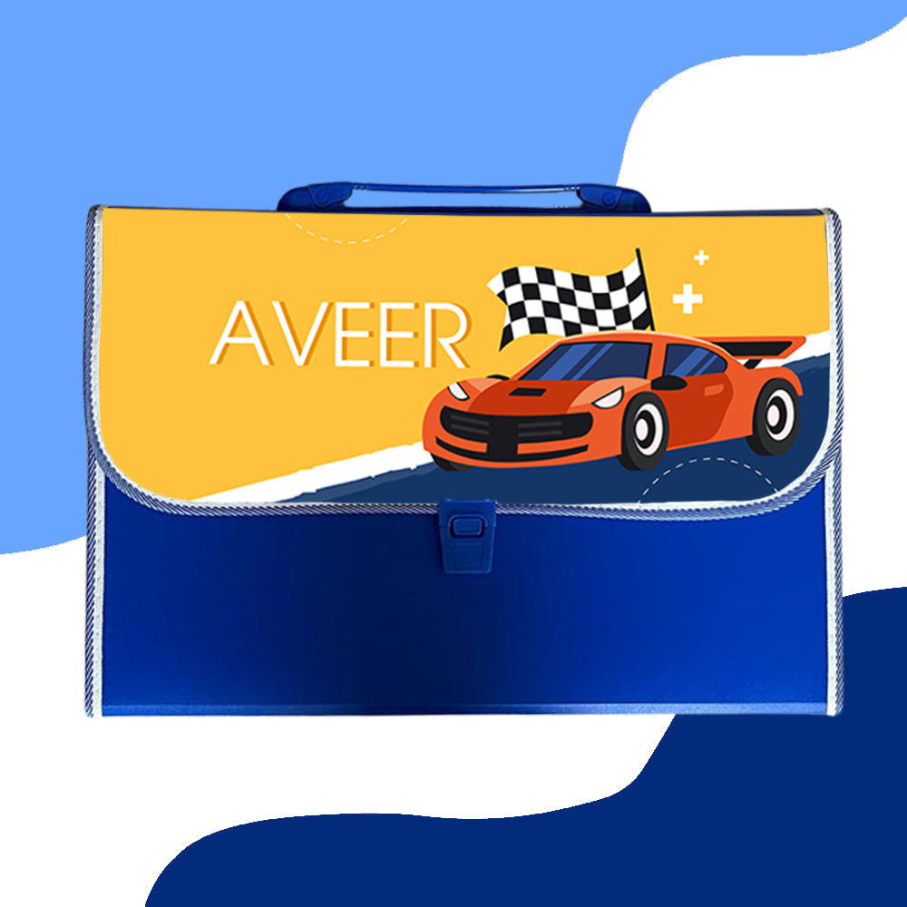 Personalised Blue Folder