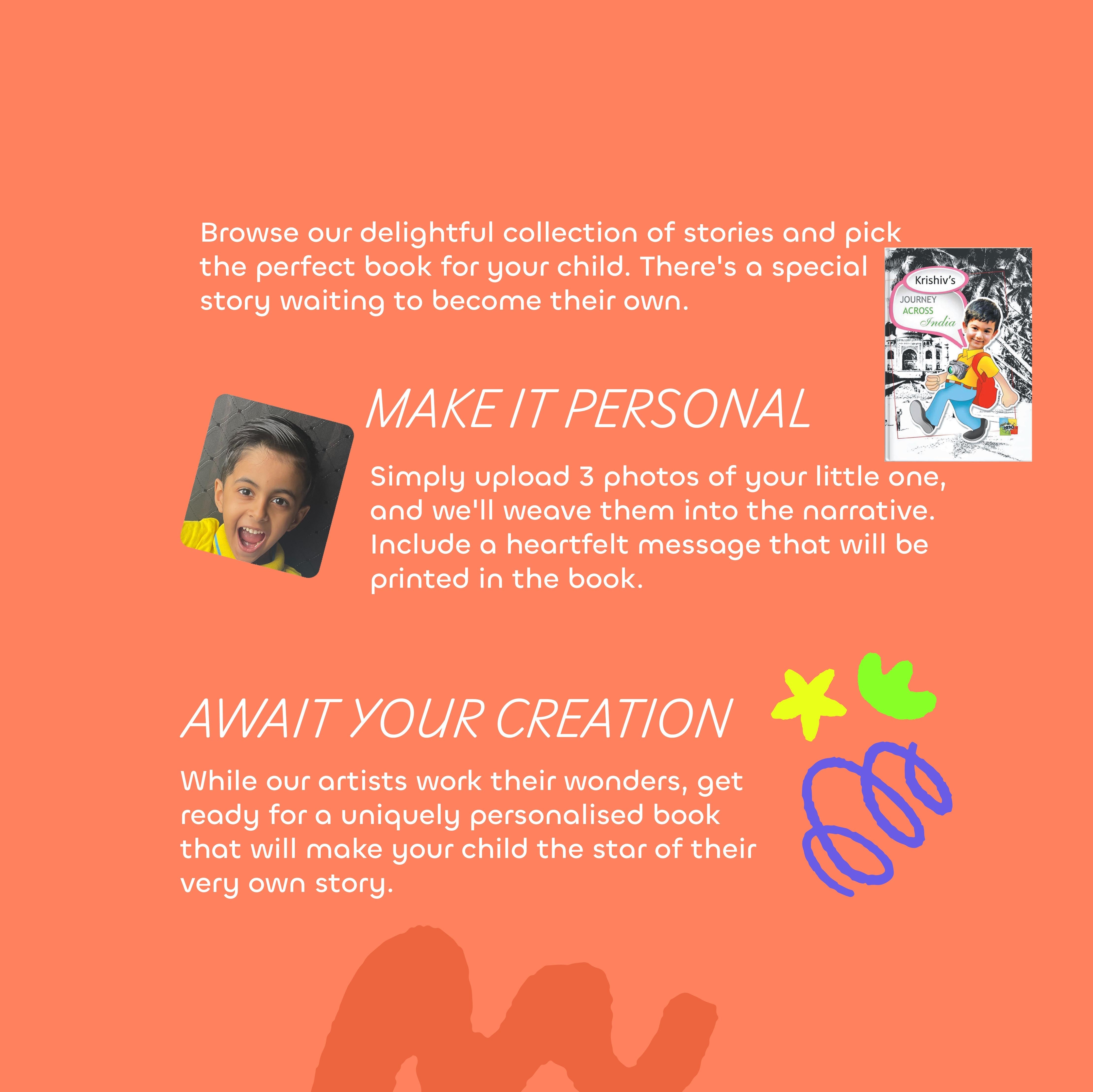 Personalised Story Book Journey Across India