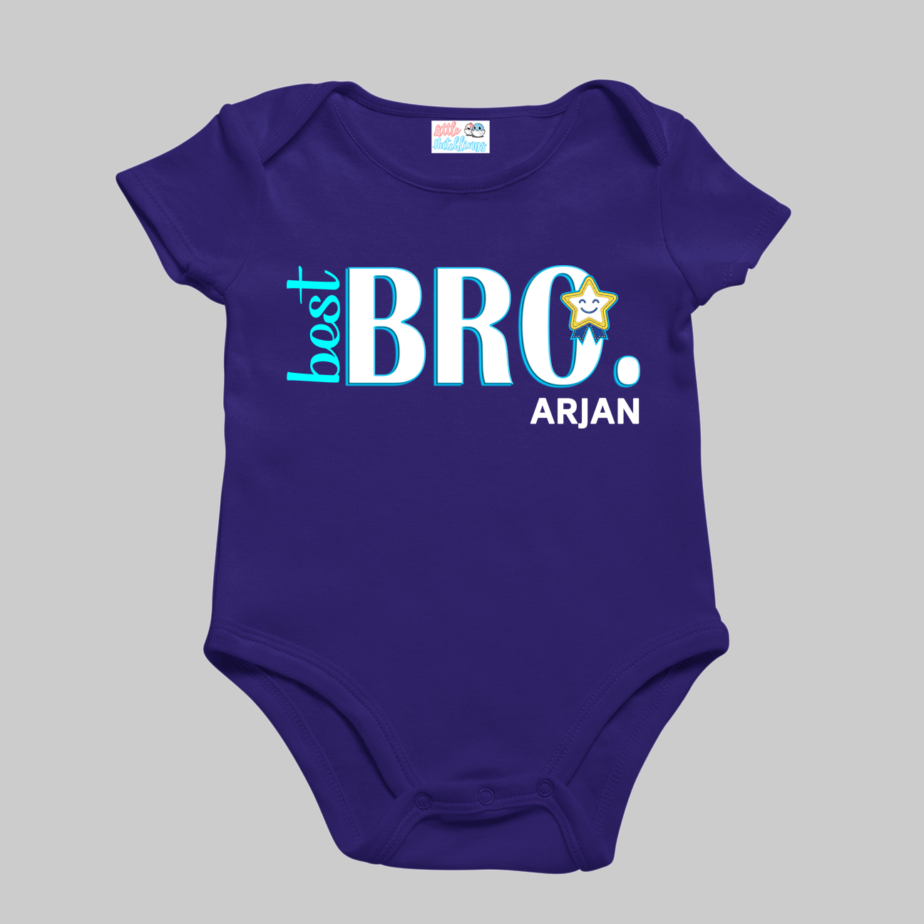Best Bro & Sis Personalised Rakhi Outfit - Navy Blue