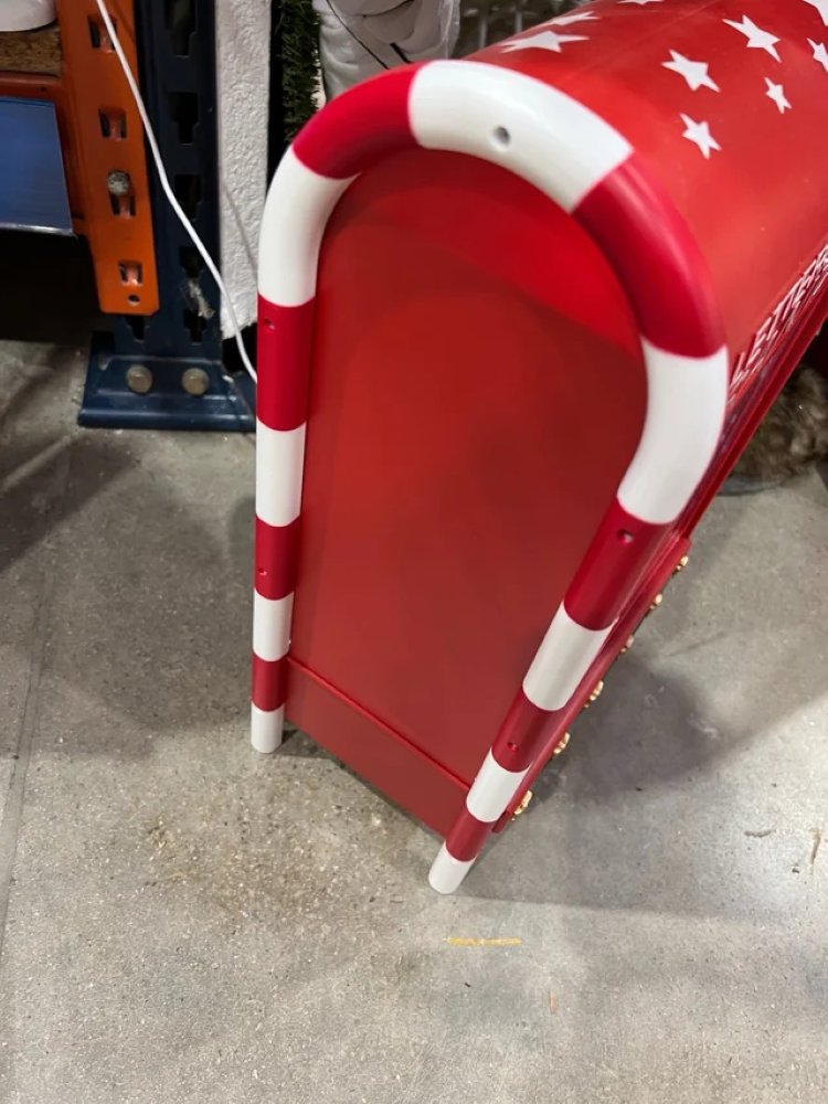 Light Up Musical Mailbox- Santa in a Snowfall