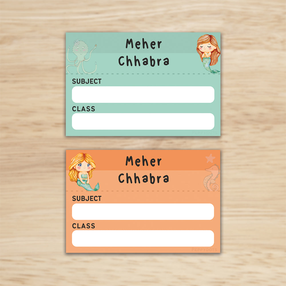 Mini SchoolBook Labels