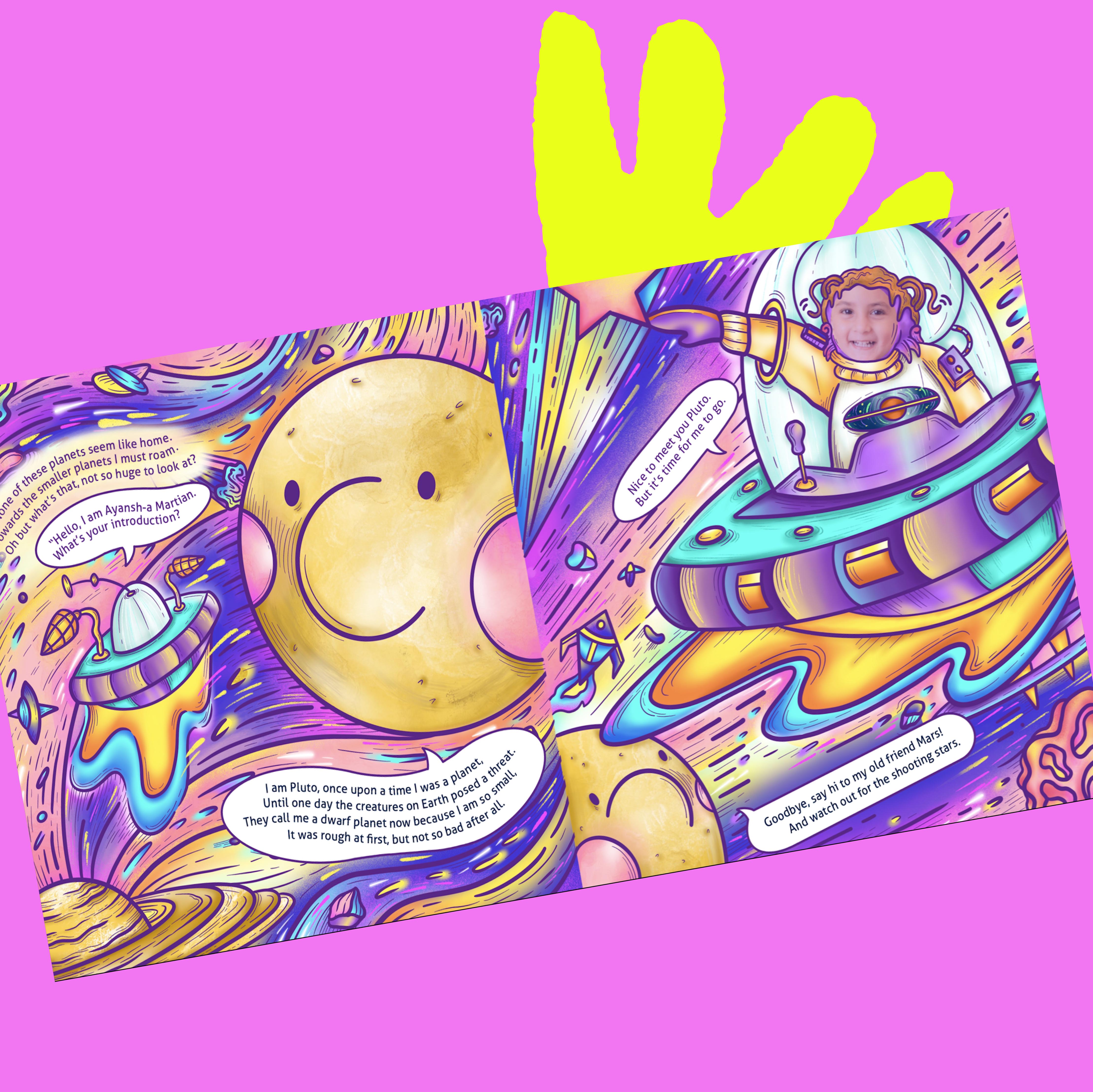 Personalised Story Book Lost In Space