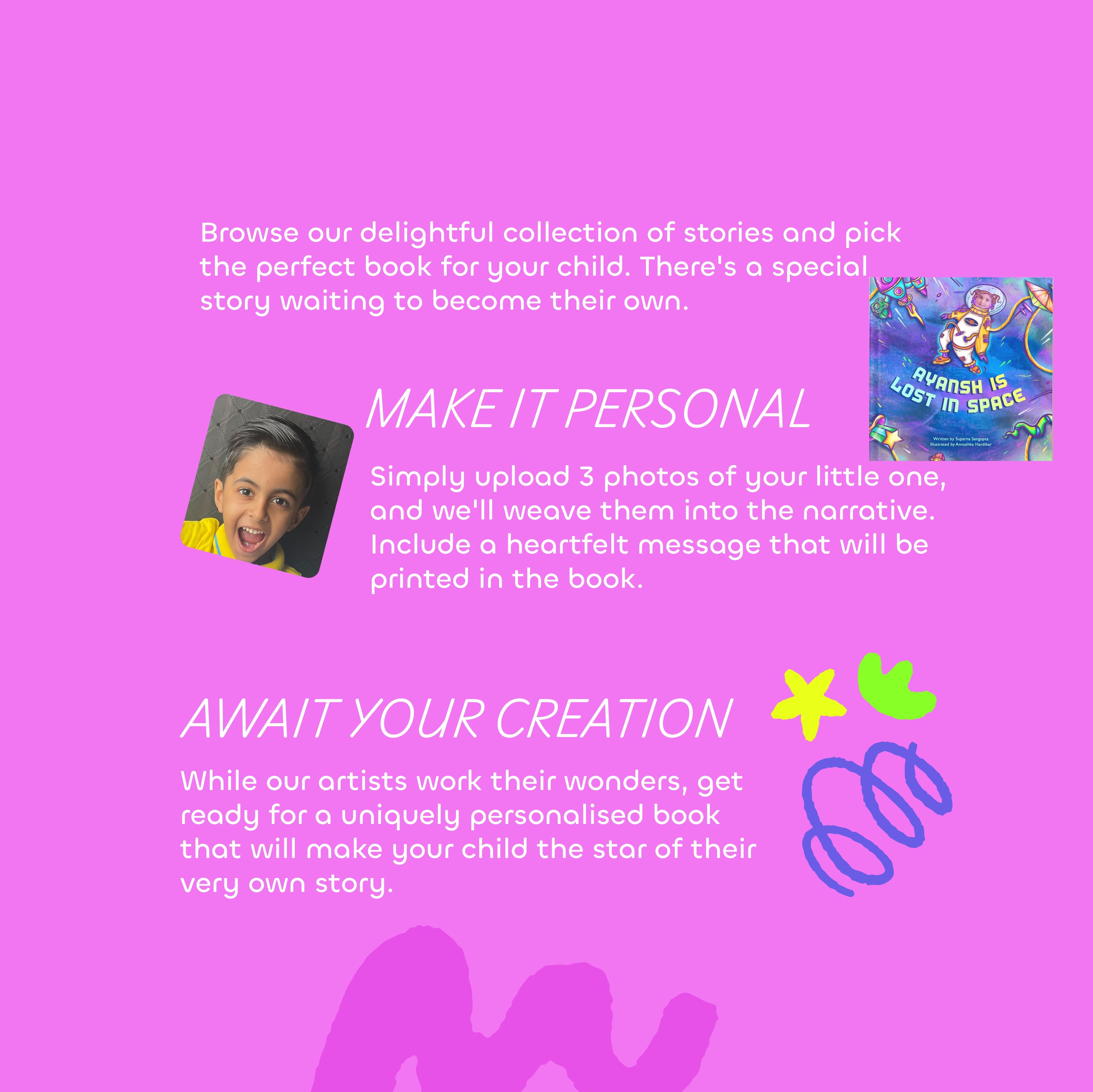 Personalised Story Book Lost In Space