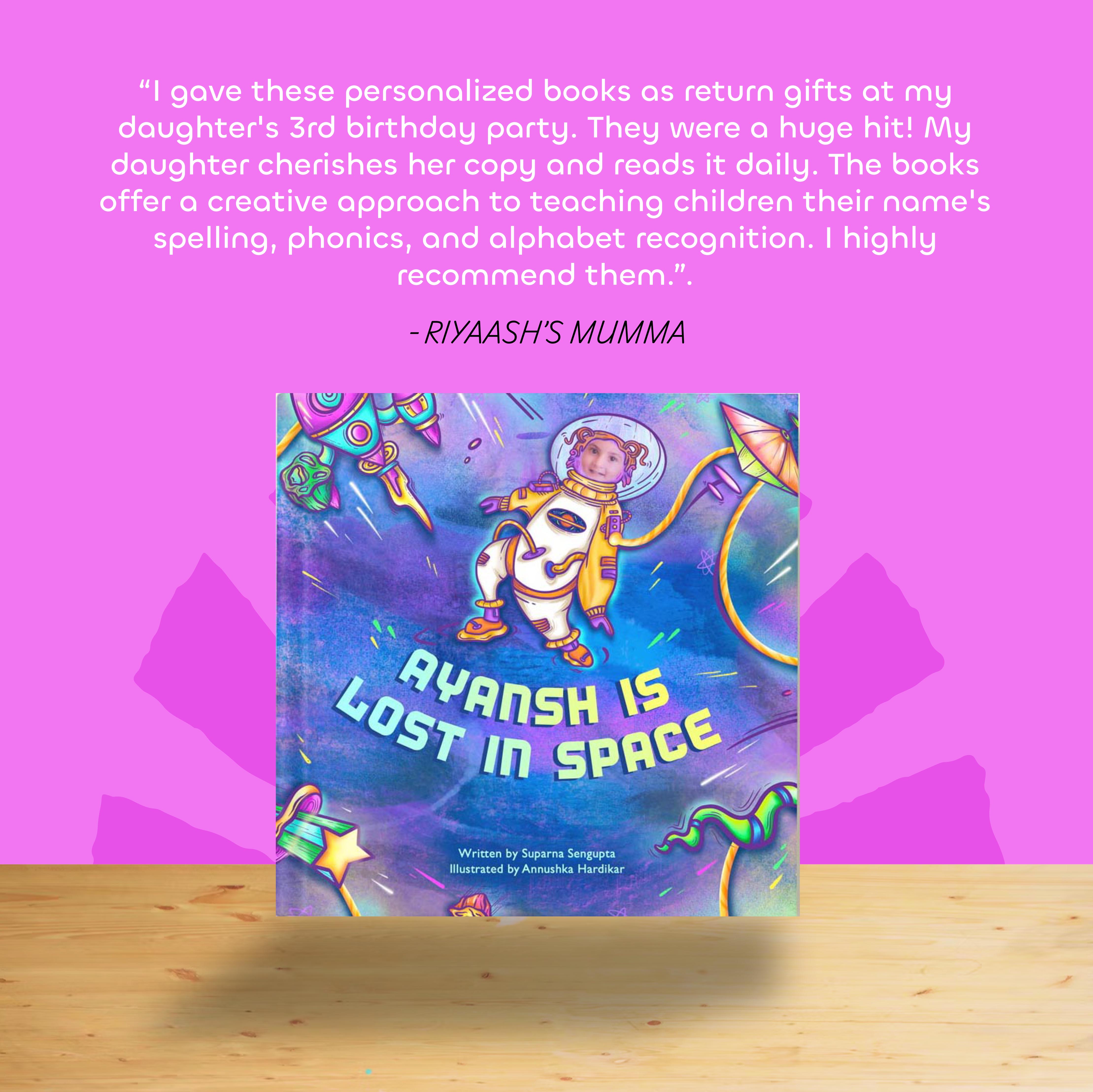 Personalised Story Book Lost In Space