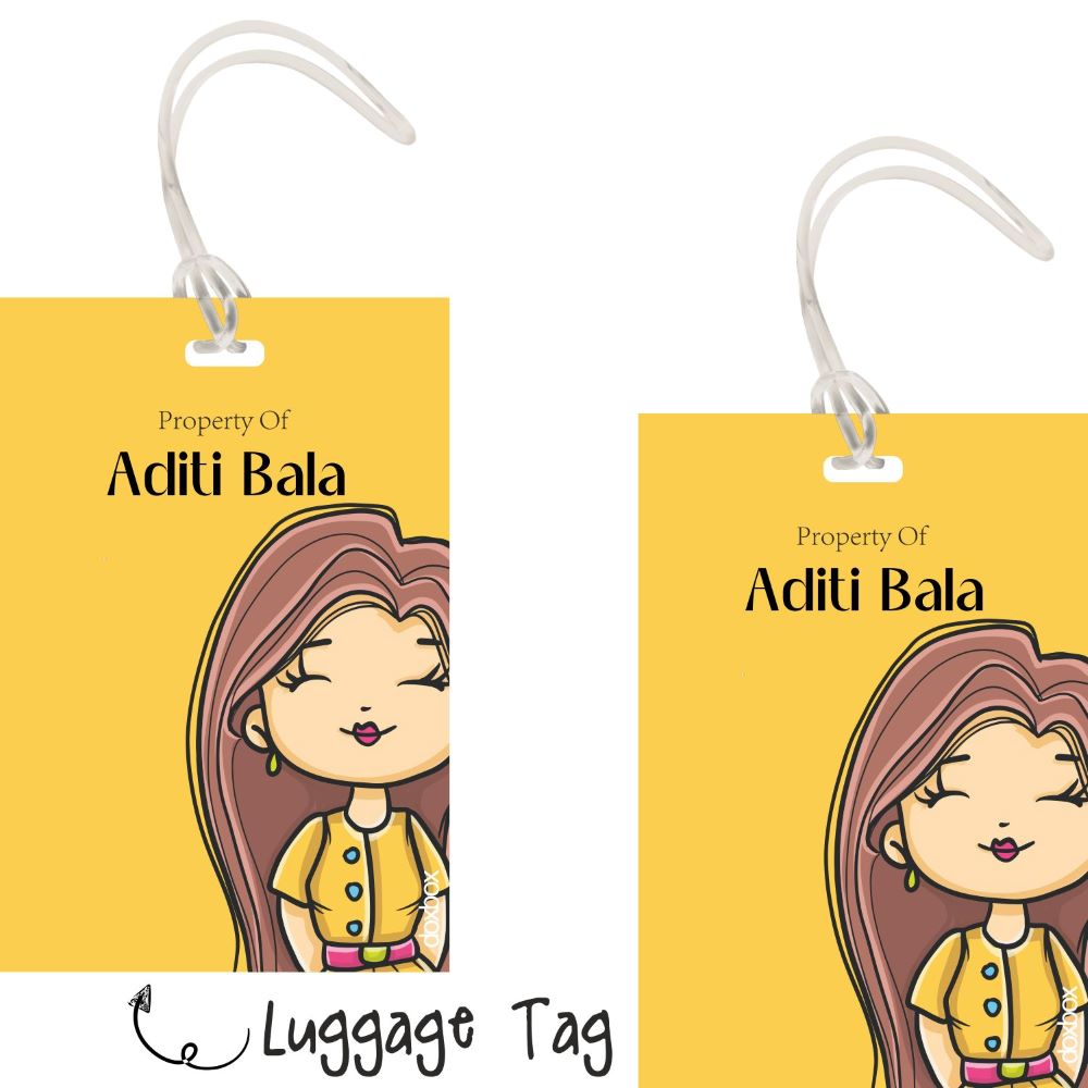 PeppyDots Luggage Tag