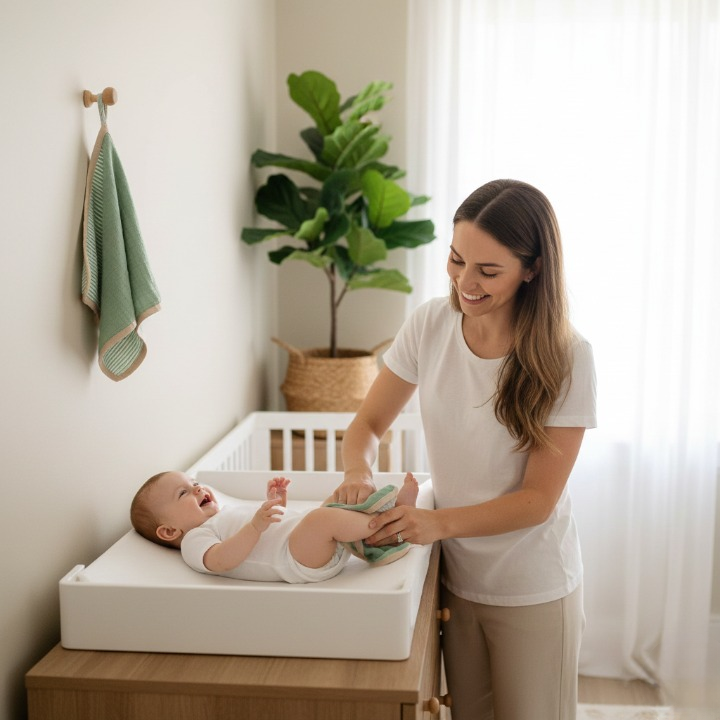 Organic Muslin Washcloths (Set of 3)